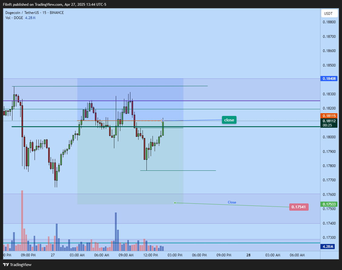 BINANCE:DOGEUSDT Chart Image by Filnft