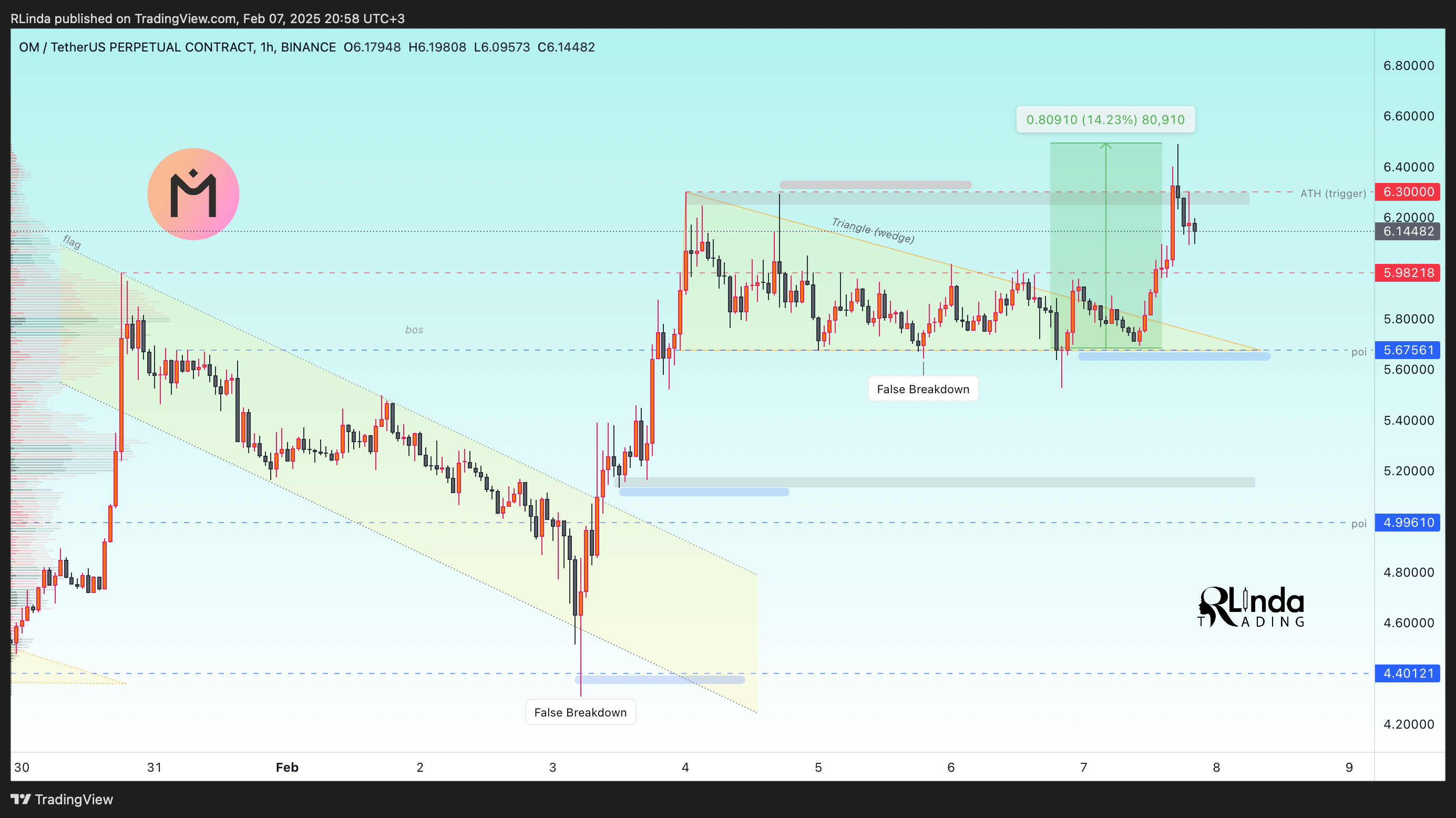 BINANCE:OMUSDT.P Chart Image by RLinda