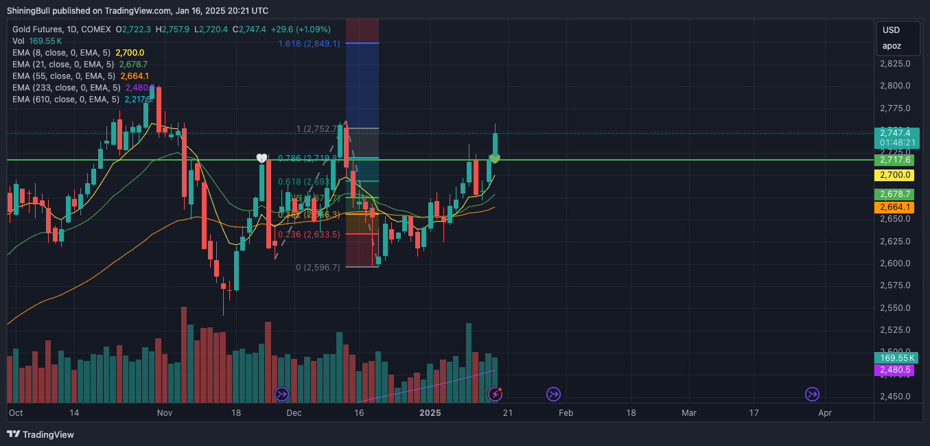 COMEX_DL:GC1! Chart Image by ShiningBull