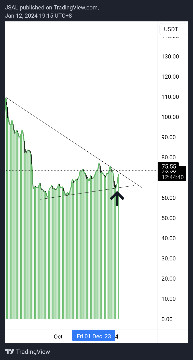 BINANCE:LTCUSDT Chart Image by JSAL