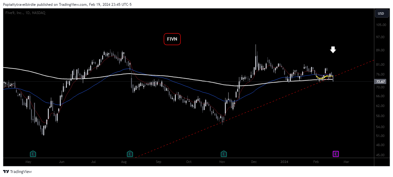 BATS:FIVN Chart Image by PopiaMytravelbirdie