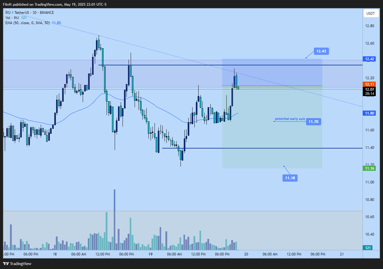 BINANCE:INJUSDT Chart Image by Filnft