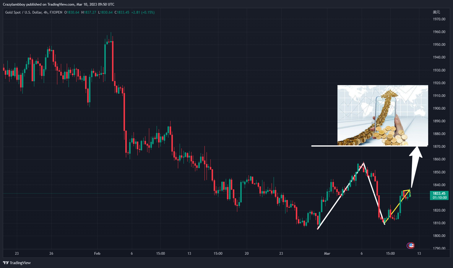 FXOPEN:XAUUSD Chart Image by Crazylambboy
