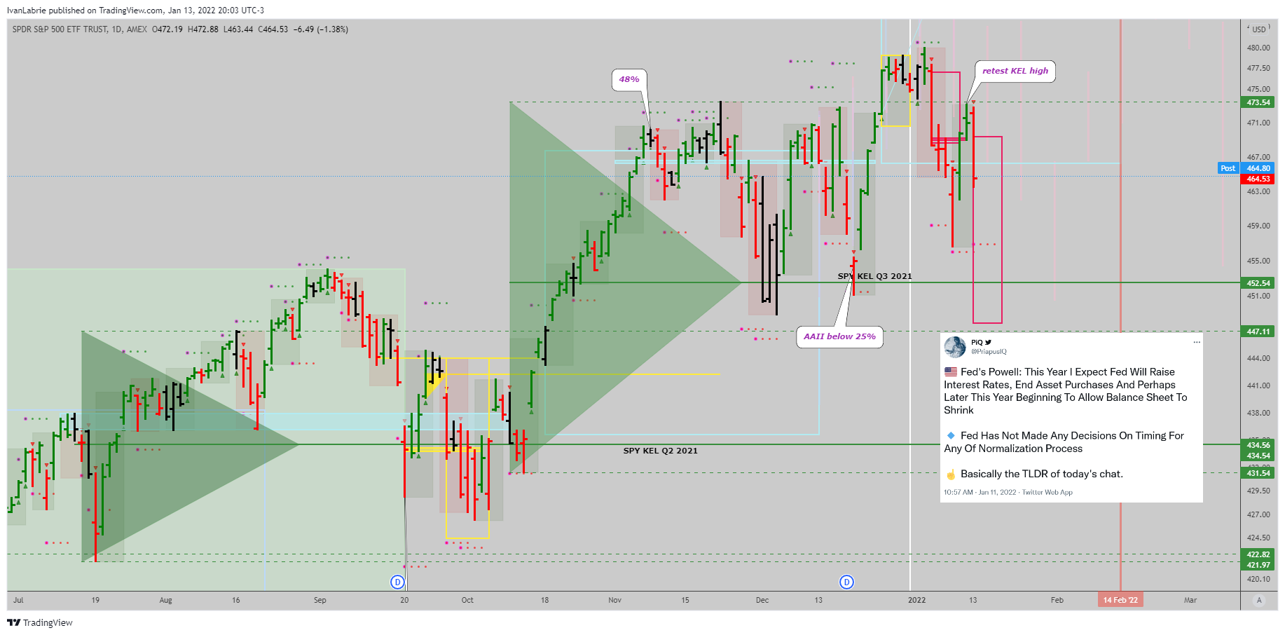 AMEX:SPY Chart Image by IvanLabrie