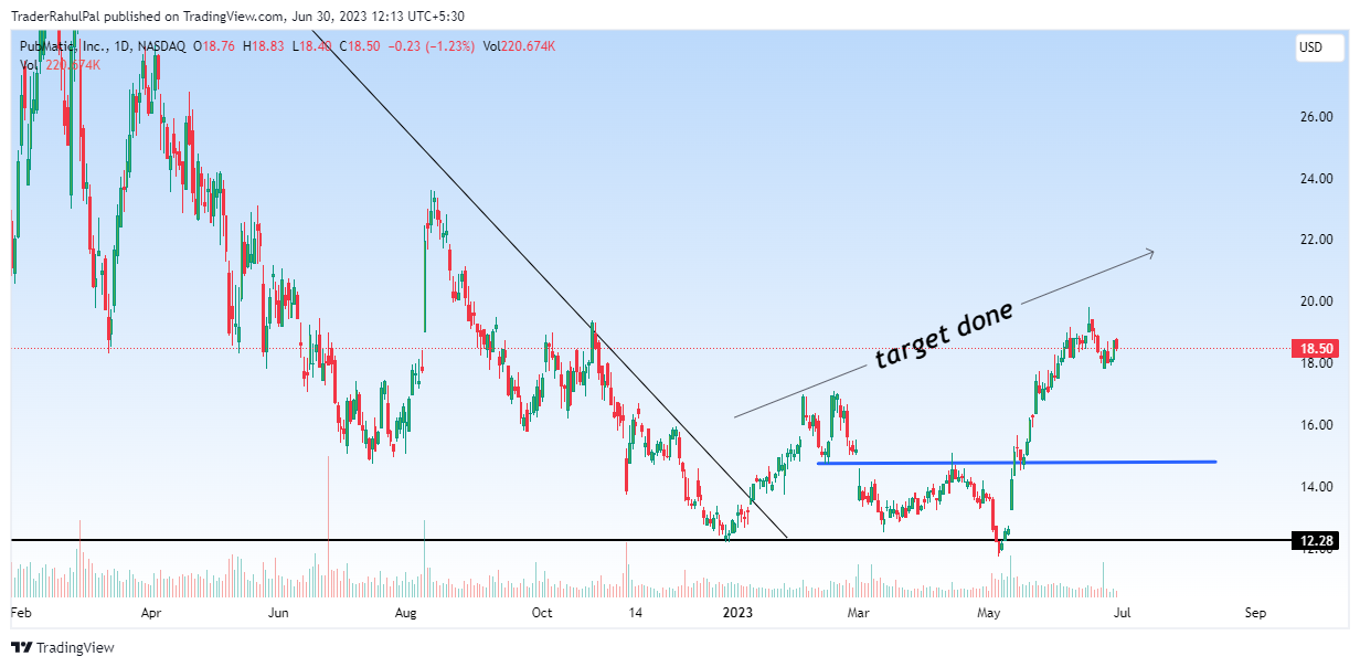 NASDAQ:PUBM Chart Image by TraderRahulPal