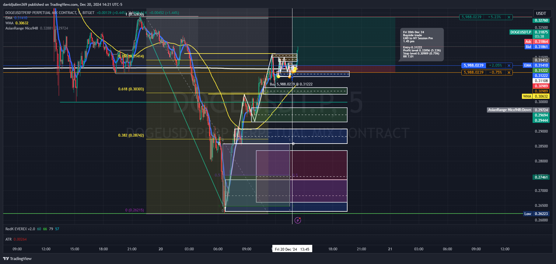 BITGET:DOGEUSDT.P Chart Image by davidjulien369