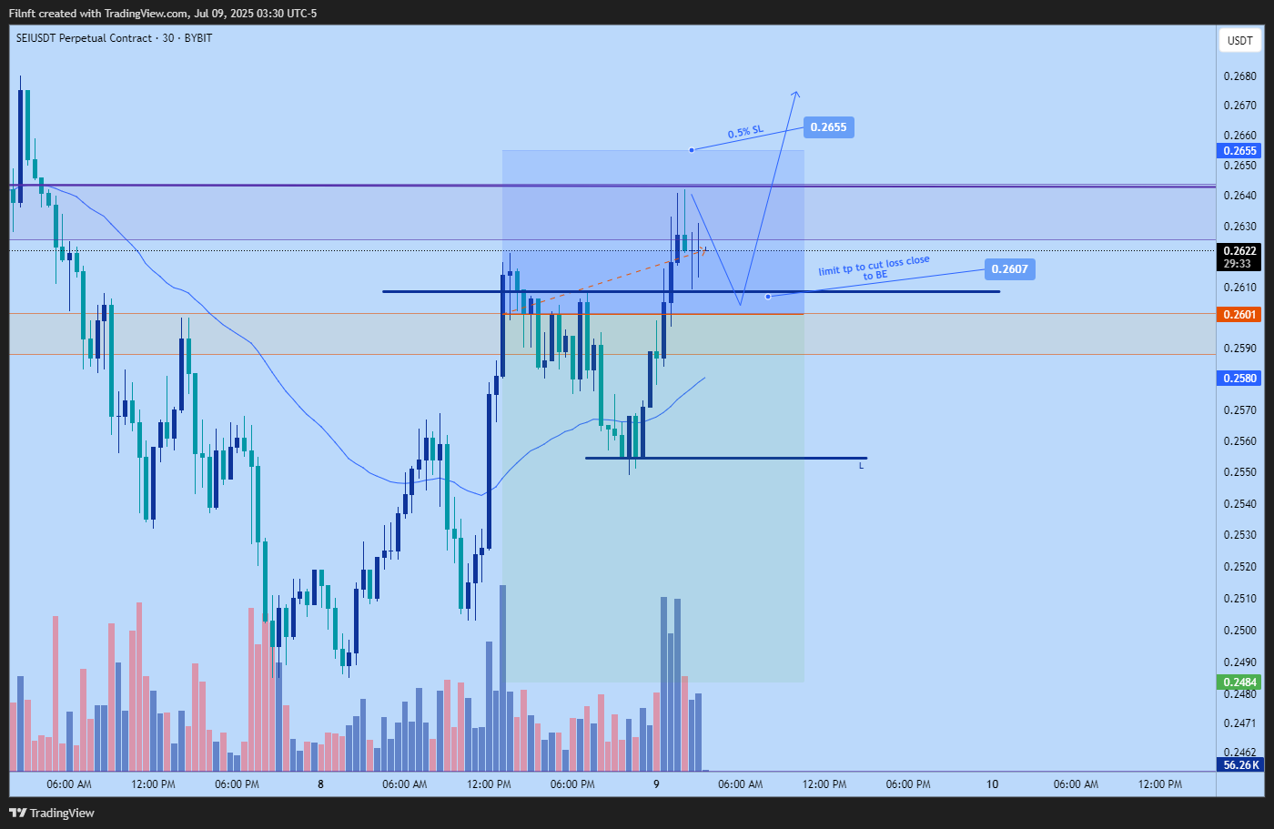 BYBIT:SEIUSDT.P Chart Image by Filnft