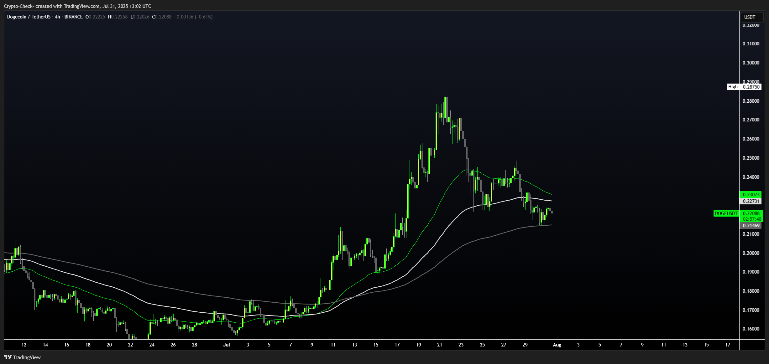 BINANCE:DOGEUSDT Chart Image by Crypto-Check-