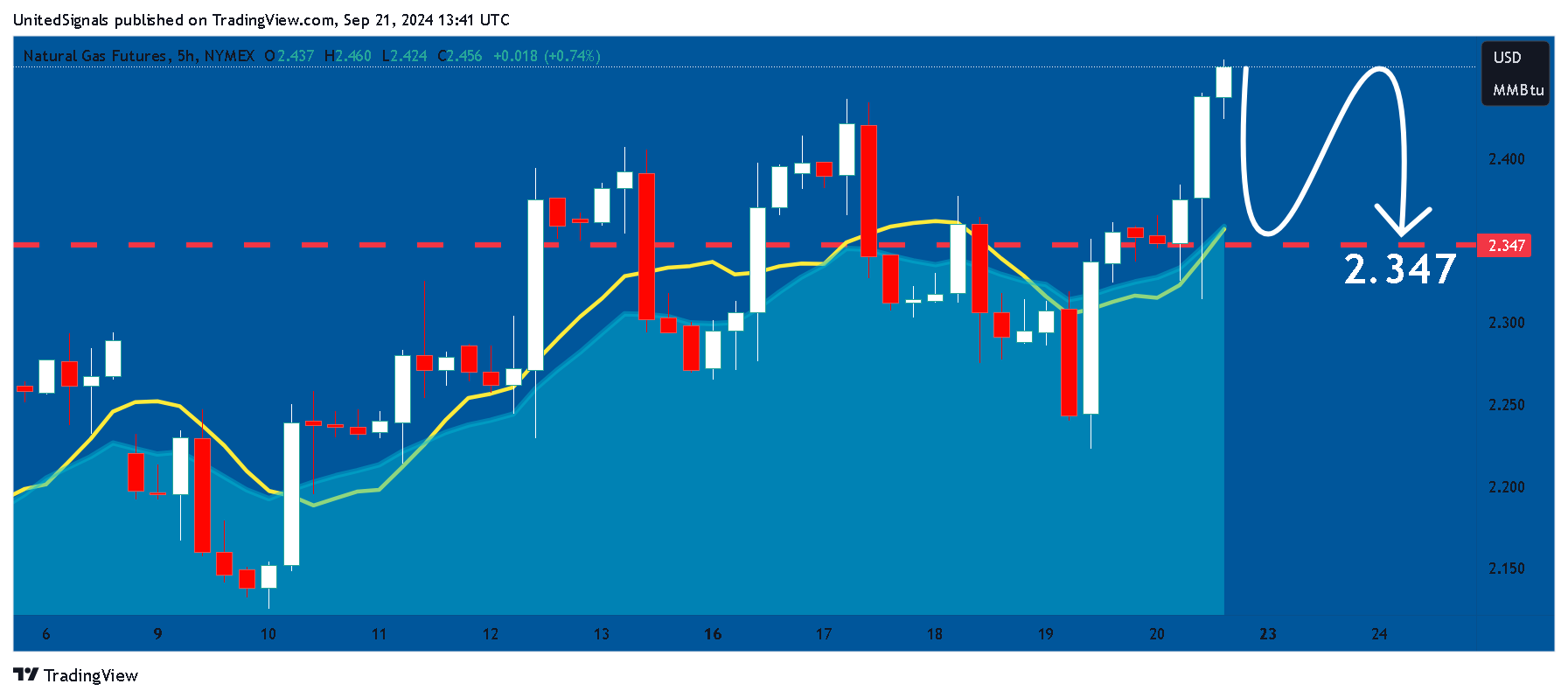 NYMEX_DL:NG1! Chart Image by UnitedSignals