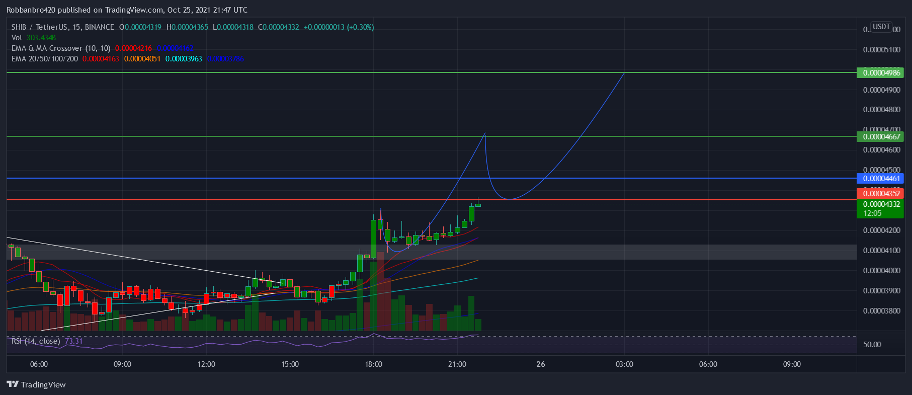 BINANCE:SHIBUSDT Chart Image by Robbanbro420