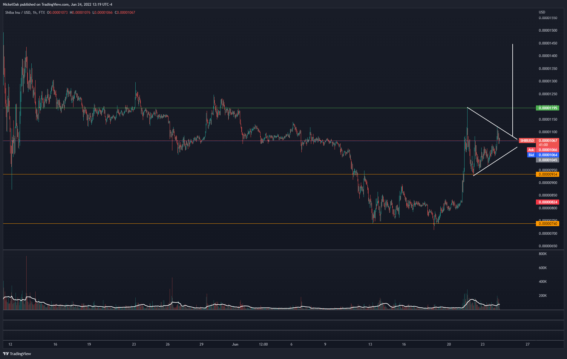 FTX:SHIBUSD Chart Image by NickelOak