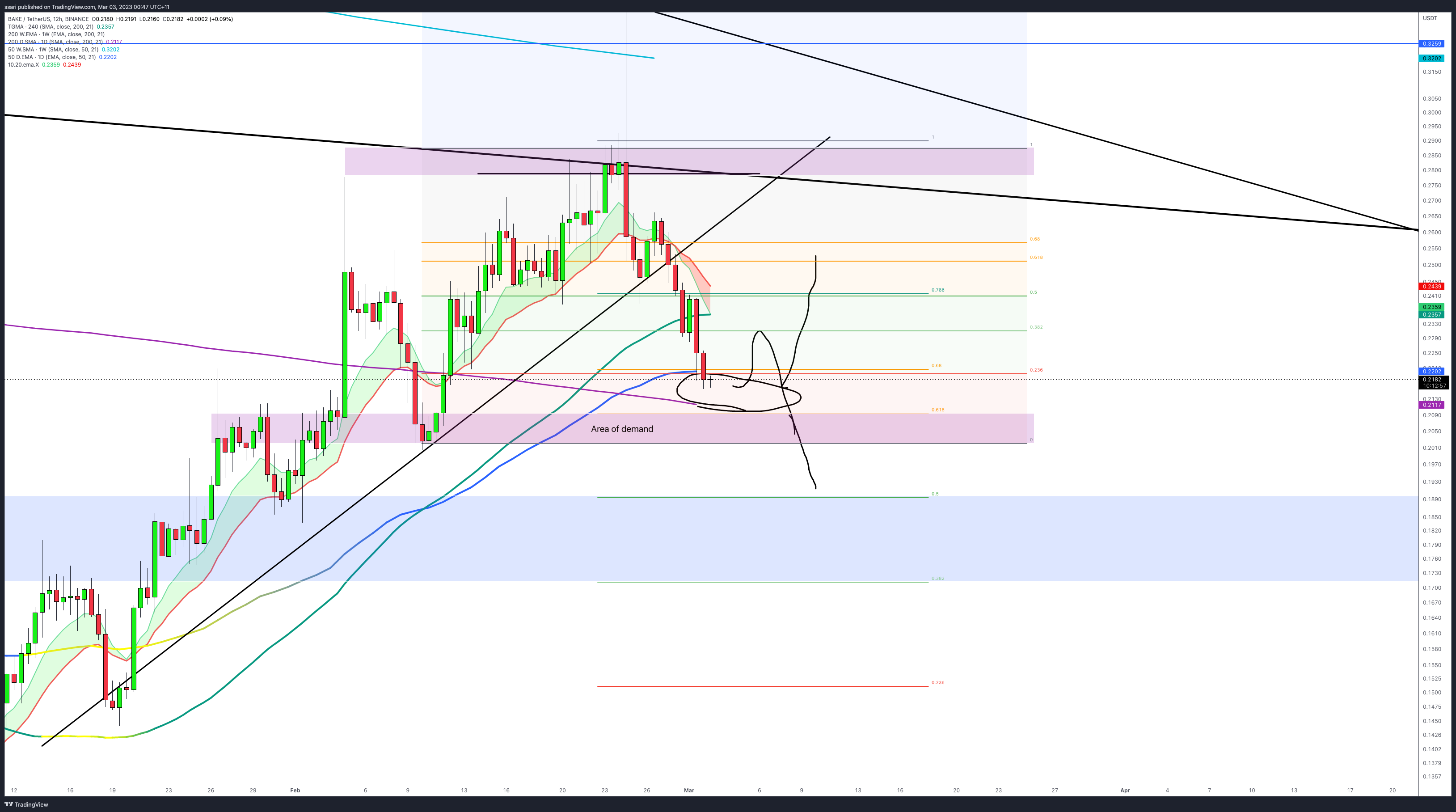 BINANCE:BAKEUSDT Chart Image by ssari