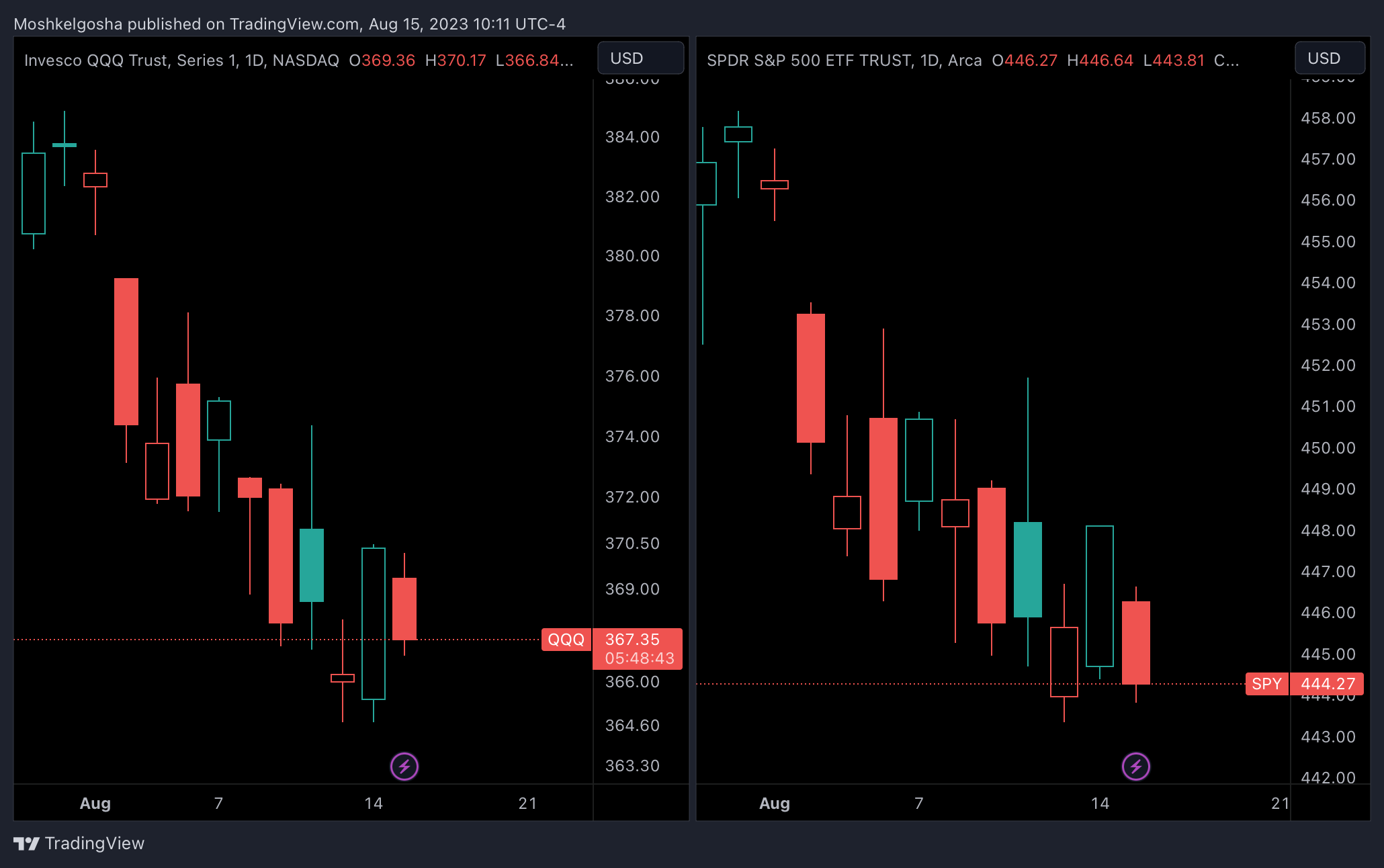 AMEX:SPY Chart Image by Moshkelgosha