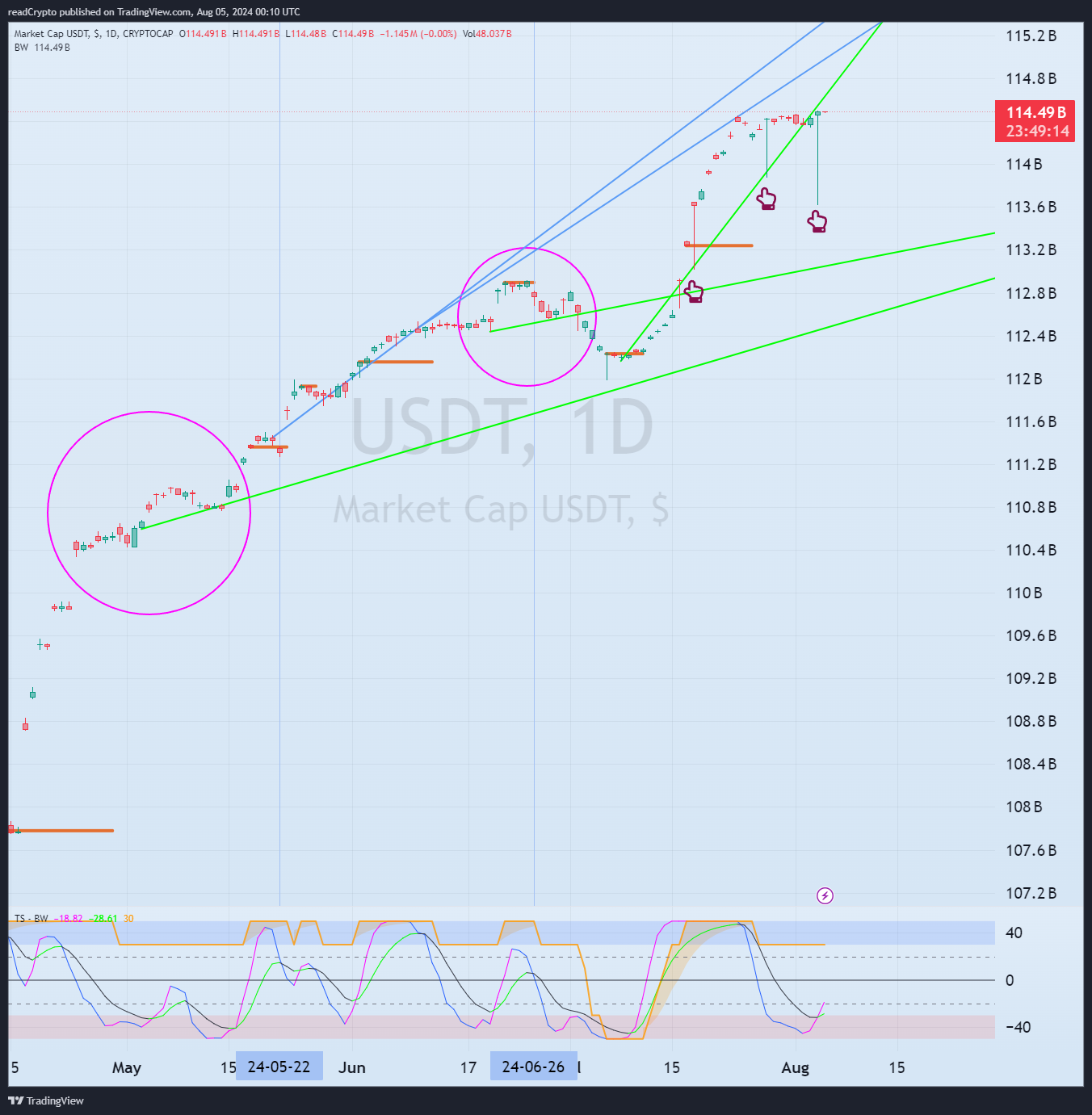 CRYPTOCAP:USDT Chart Image by readCrypto