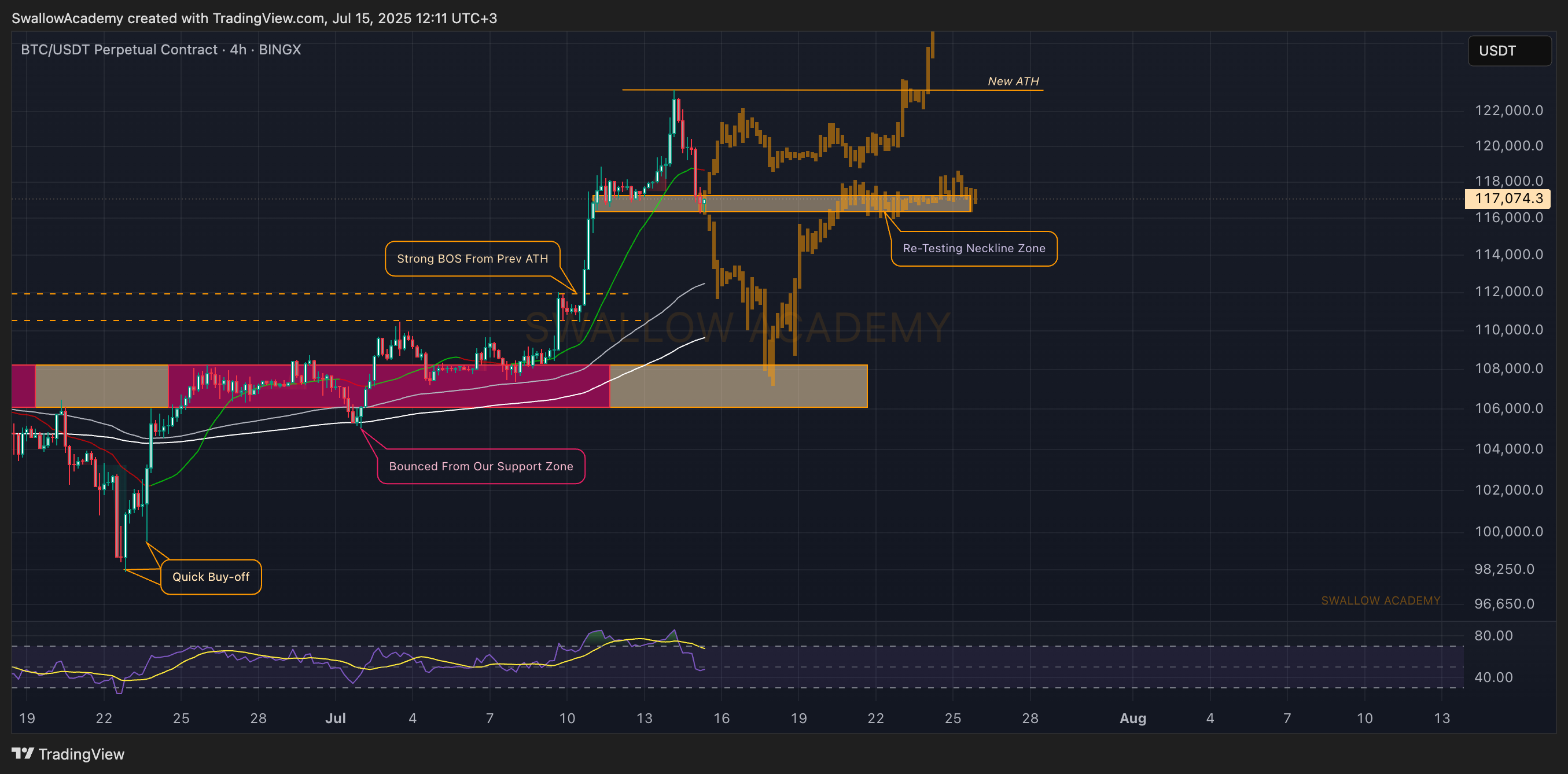 BINGX:BTCUSDT.P Chart Image by SwallowAcademy