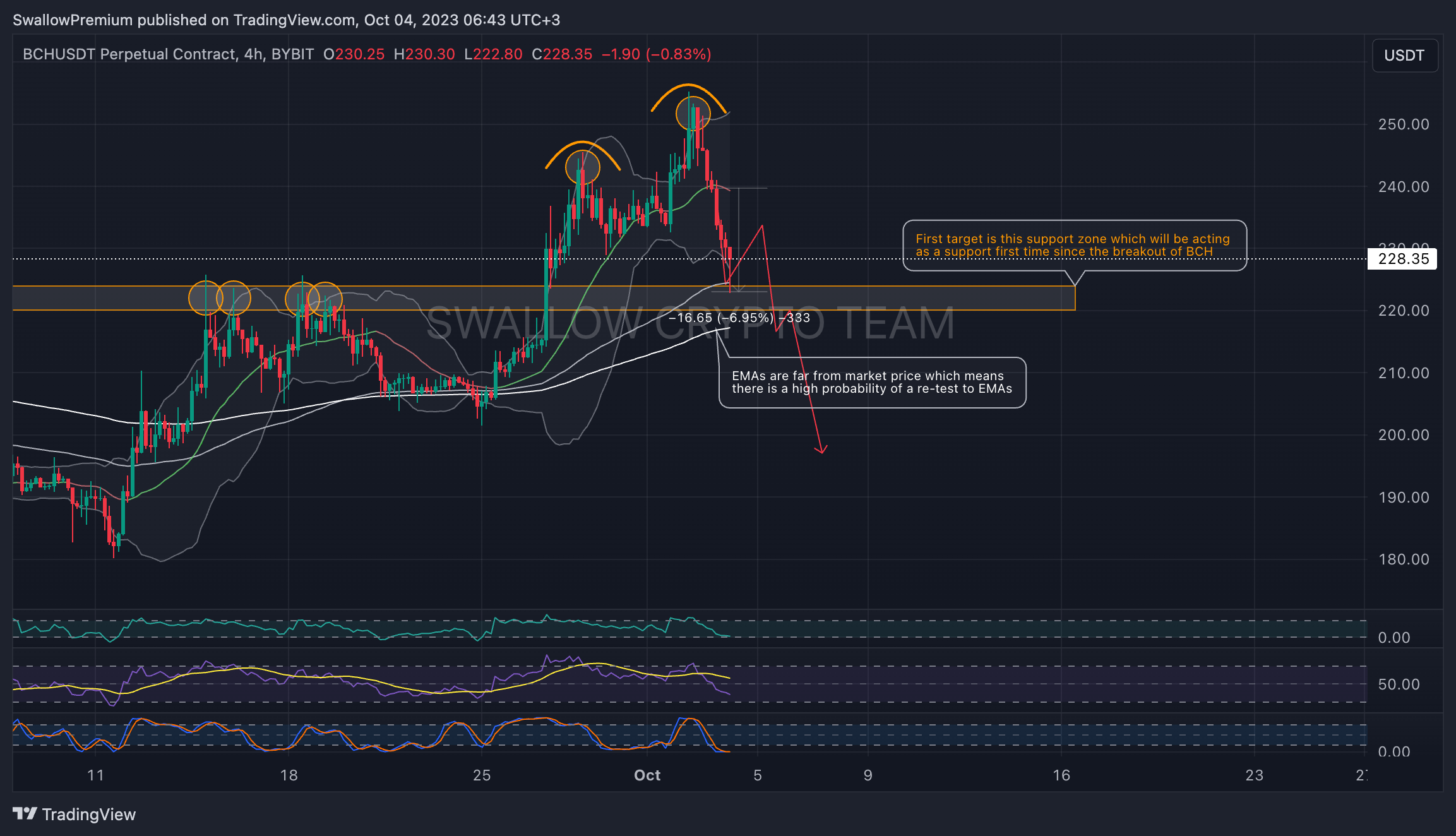 BYBIT:BCHUSDT.P Chart Image by SwallowAcademy