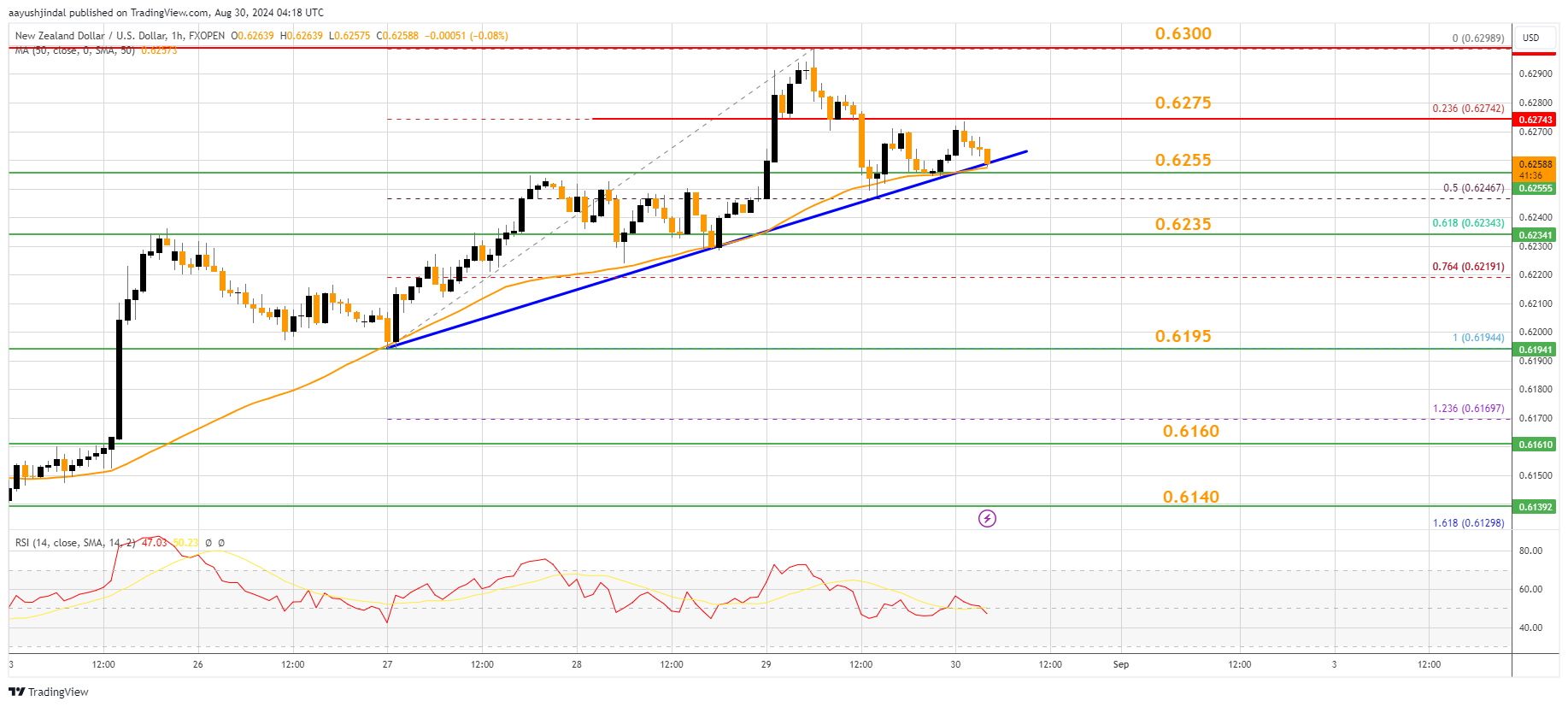 FXOPEN:NZDUSD Chart Image by aayushjindal
