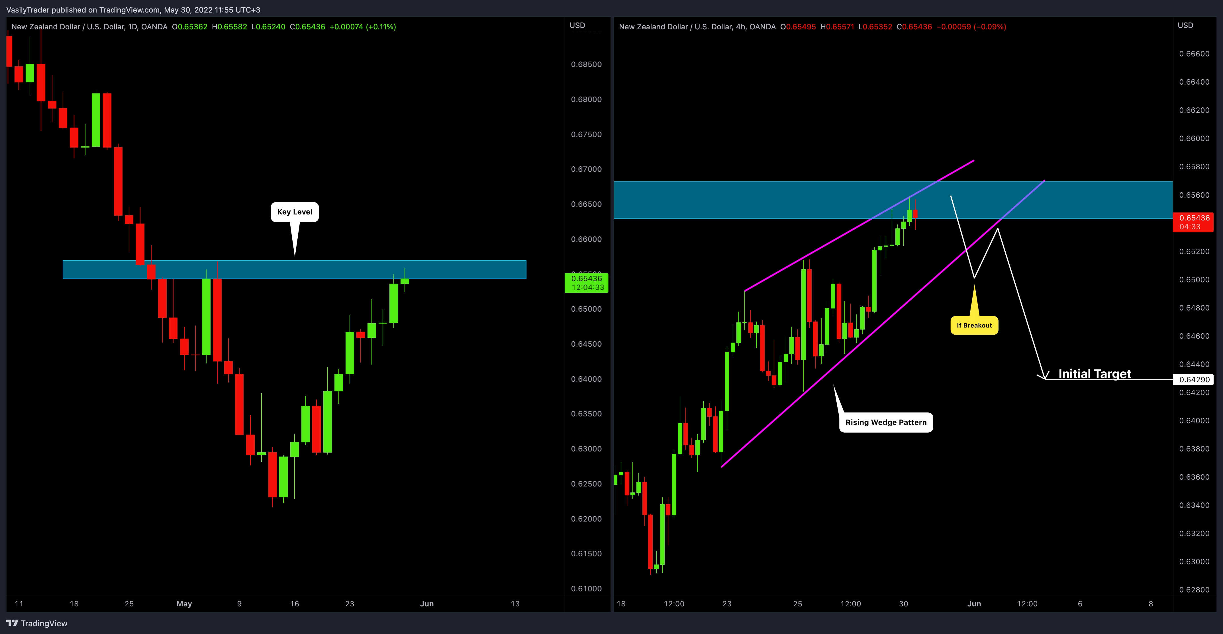 OANDA:NZDUSD Chart Image by VasilyTrader