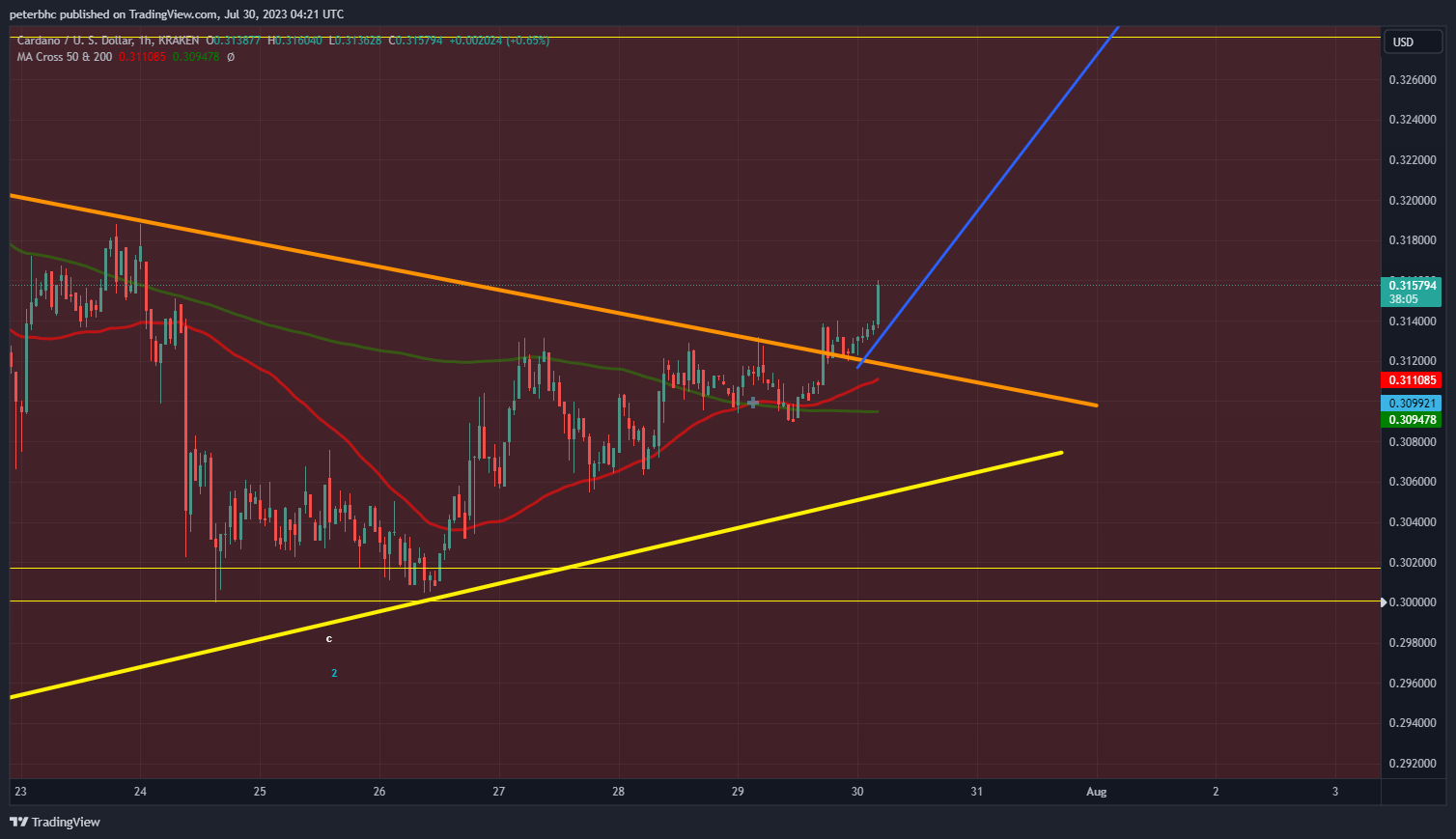 KRAKEN:ADAUSD Chart Image by peterbhc