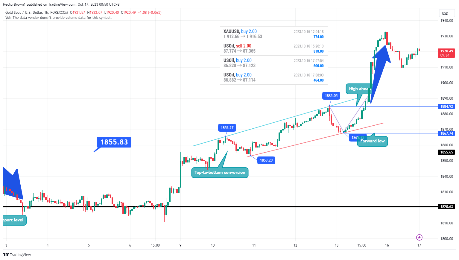 FOREXCOM:XAUUSD Chart Image by HectorBrown1