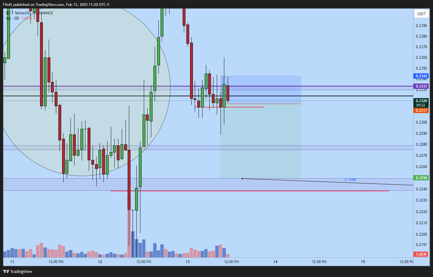BINANCE:SEIUSDT Chart Image by Filnft