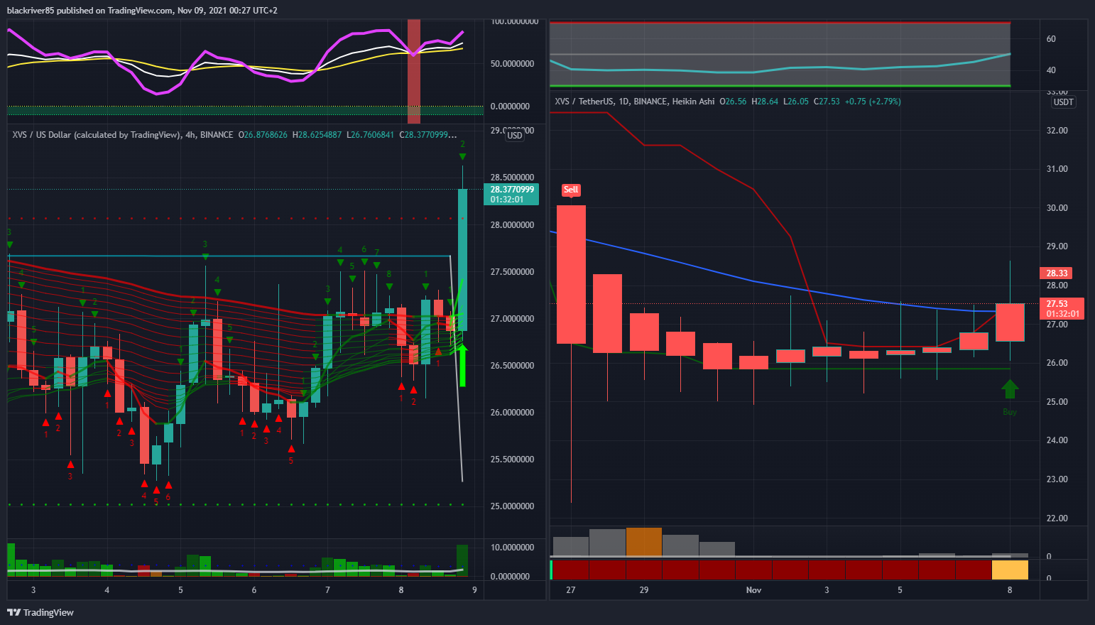 BINANCE:XVSUSDT Chart Image by blackriver85