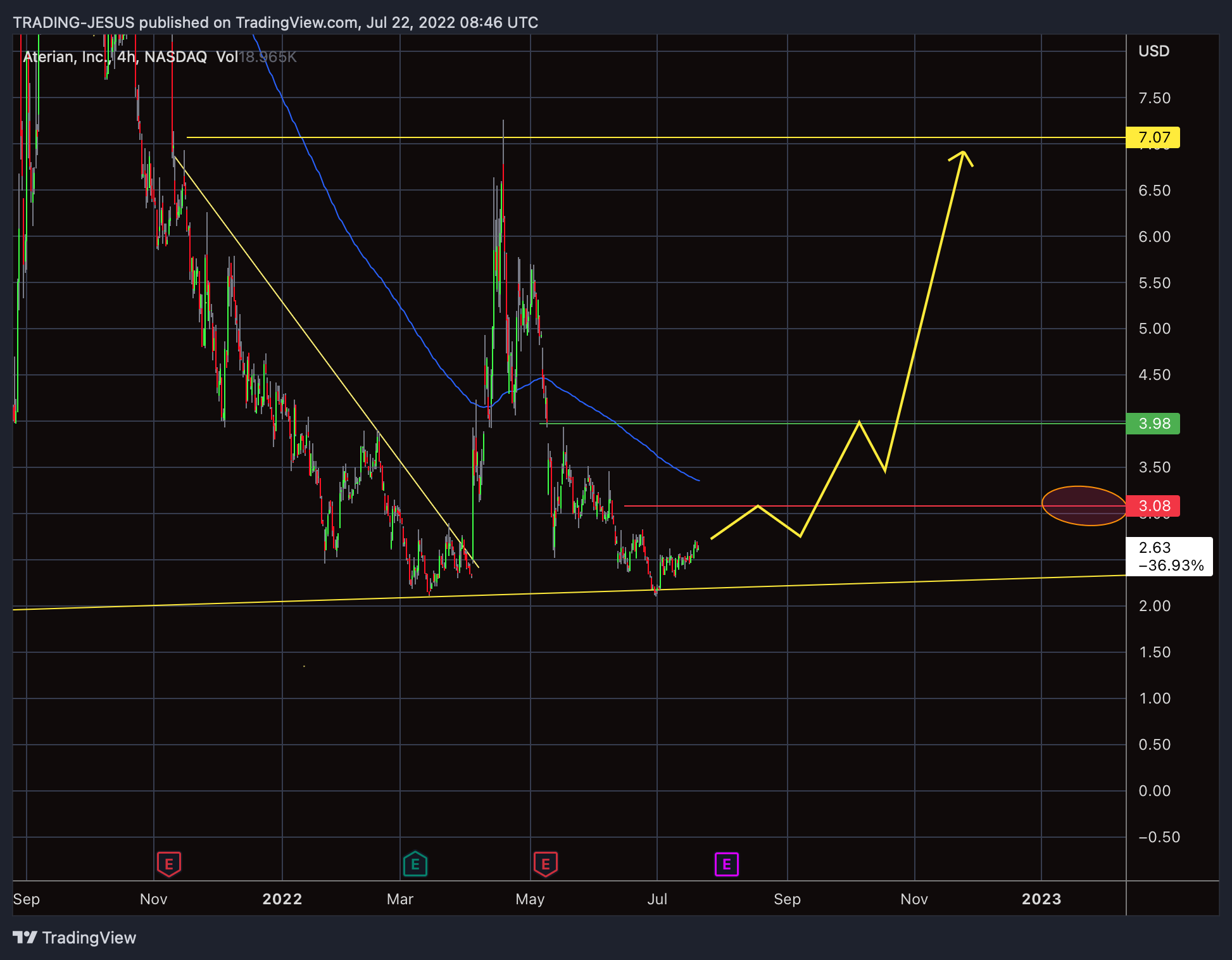 NASDAQ:ATER Chart Image by TRADING-JESUS
