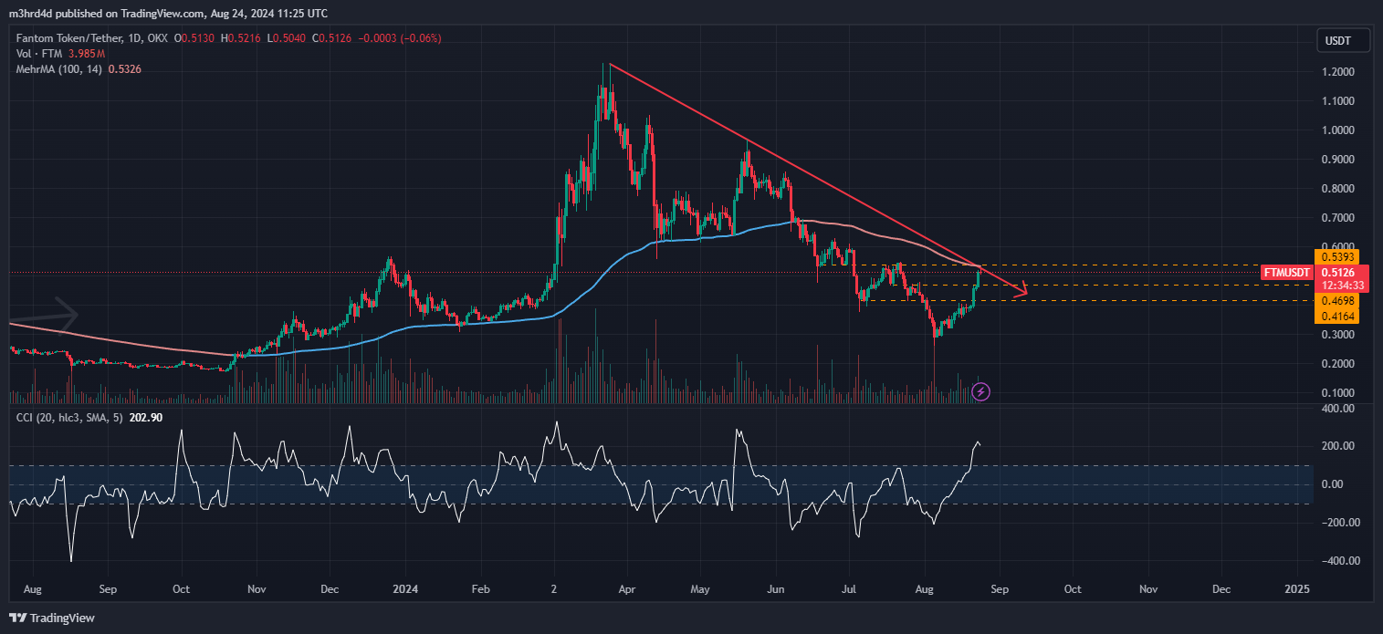 OKX:FTMUSDT Chart Image by m3hrd4d