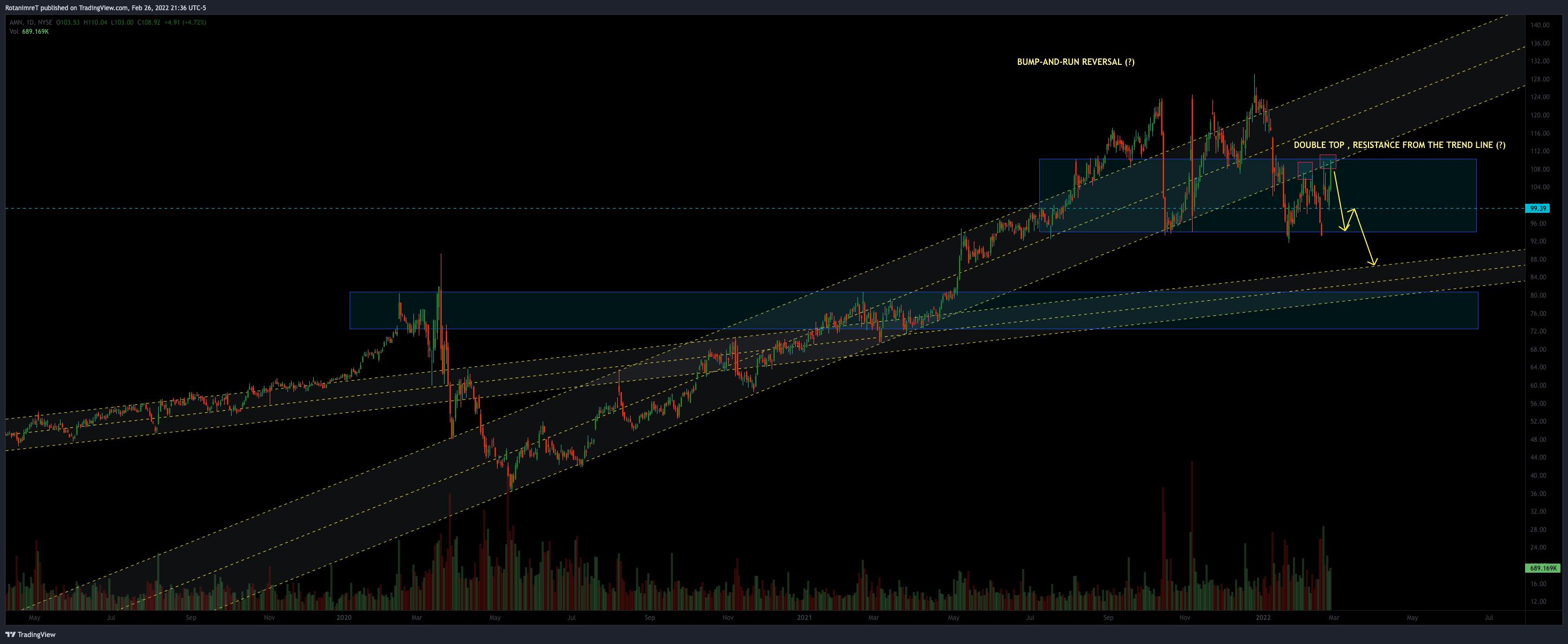 NYSE:AMN Chart Image by RotanimreT