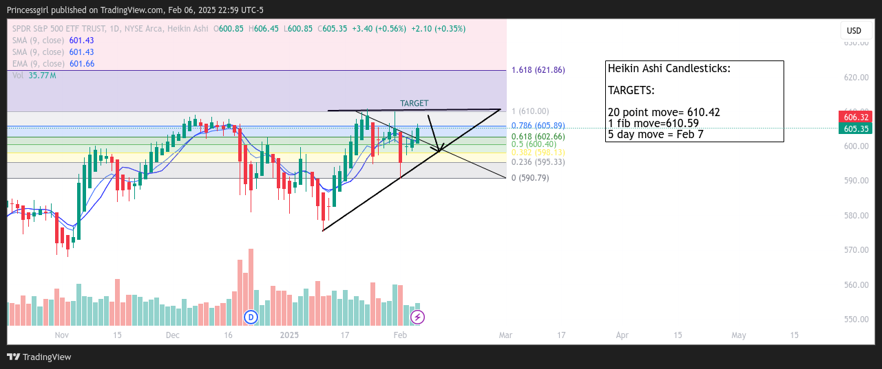 AMEX:SPY Chart Image by Princessgirl