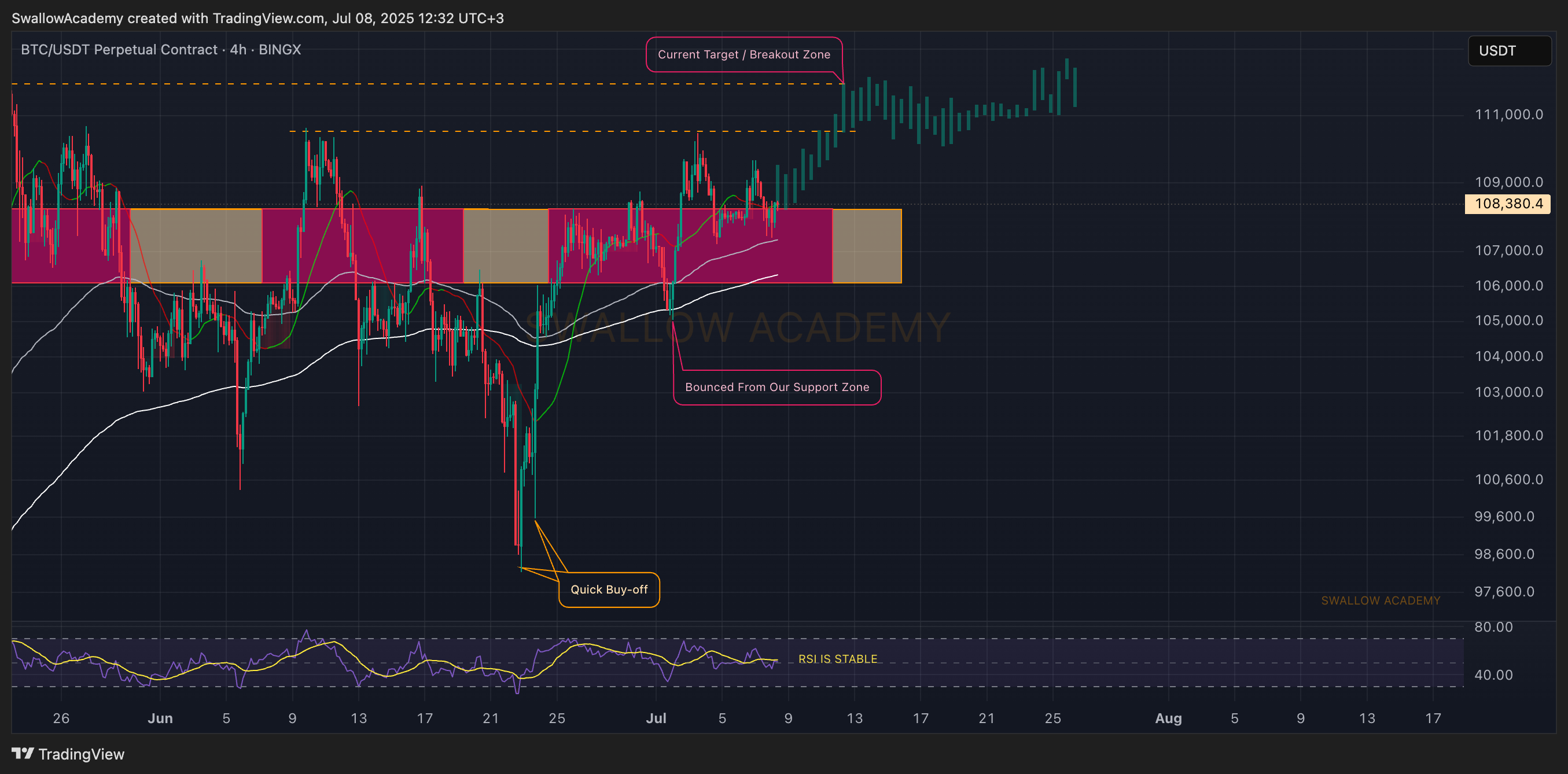 BINGX:BTCUSDT.P Chart Image by SwallowAcademy