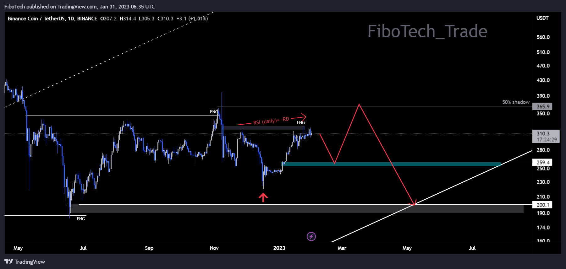 BINANCE:BNBUSDT Chart Image by FiboTech