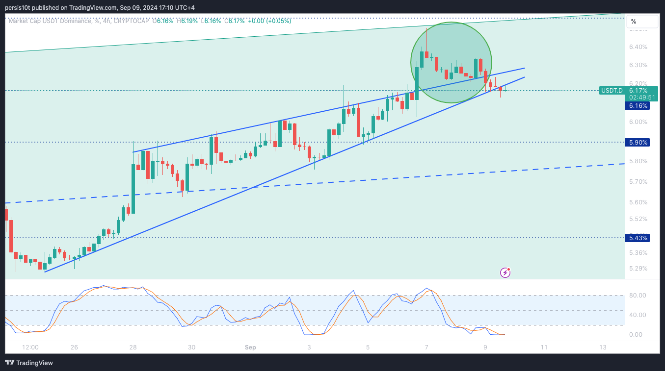 CRYPTOCAP:USDT.D Chart Image by persis10t