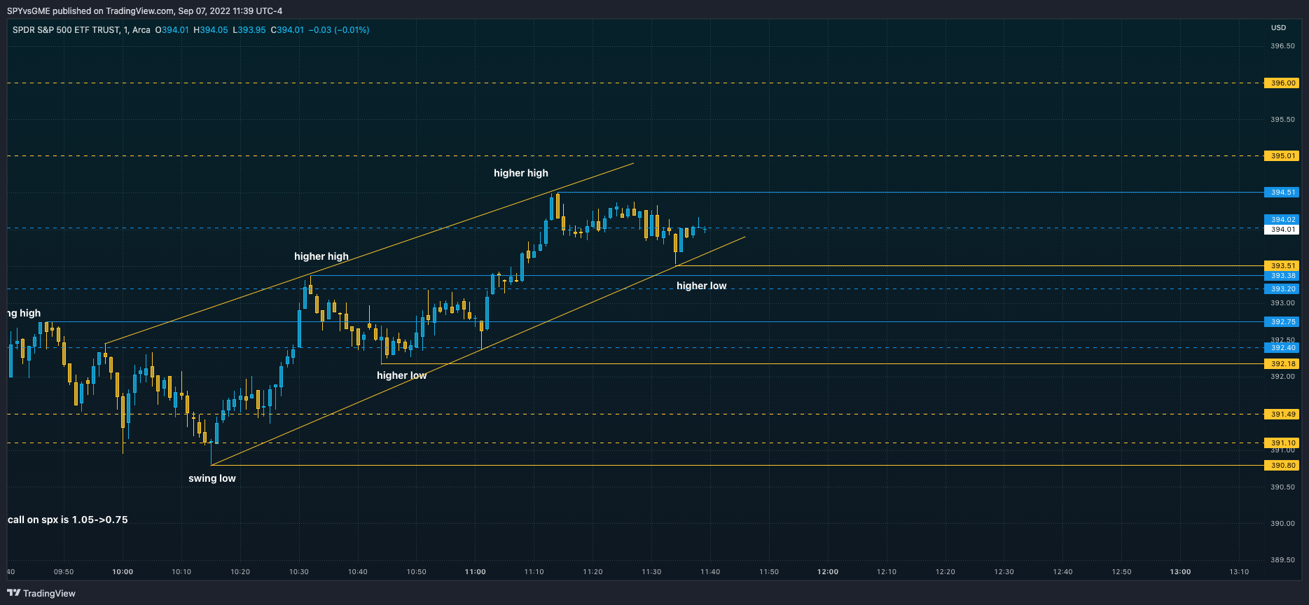 AMEX:SPY Chart Image by SPYvsGME
