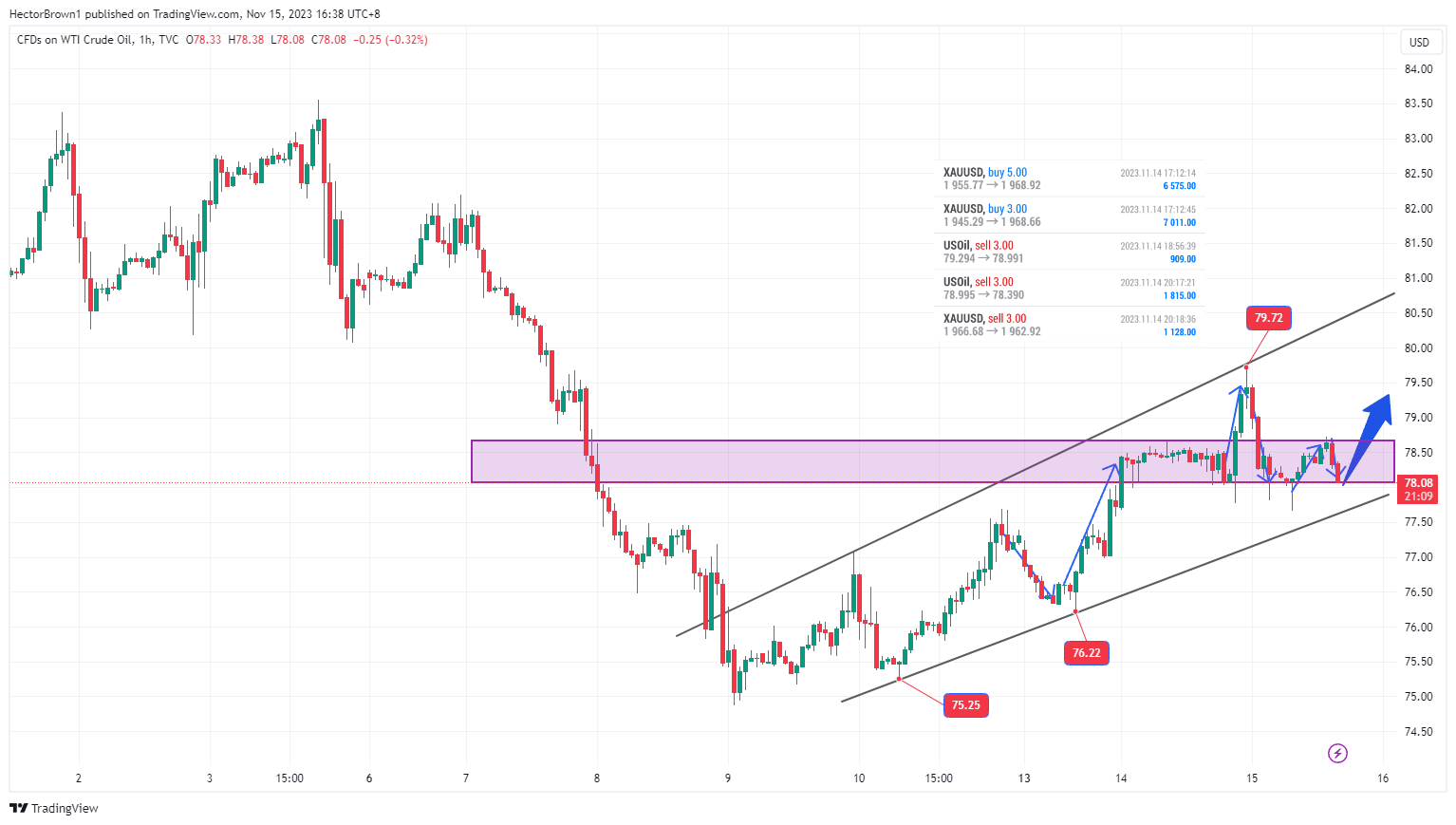 TVC:USOIL Chart Image by HectorBrown1