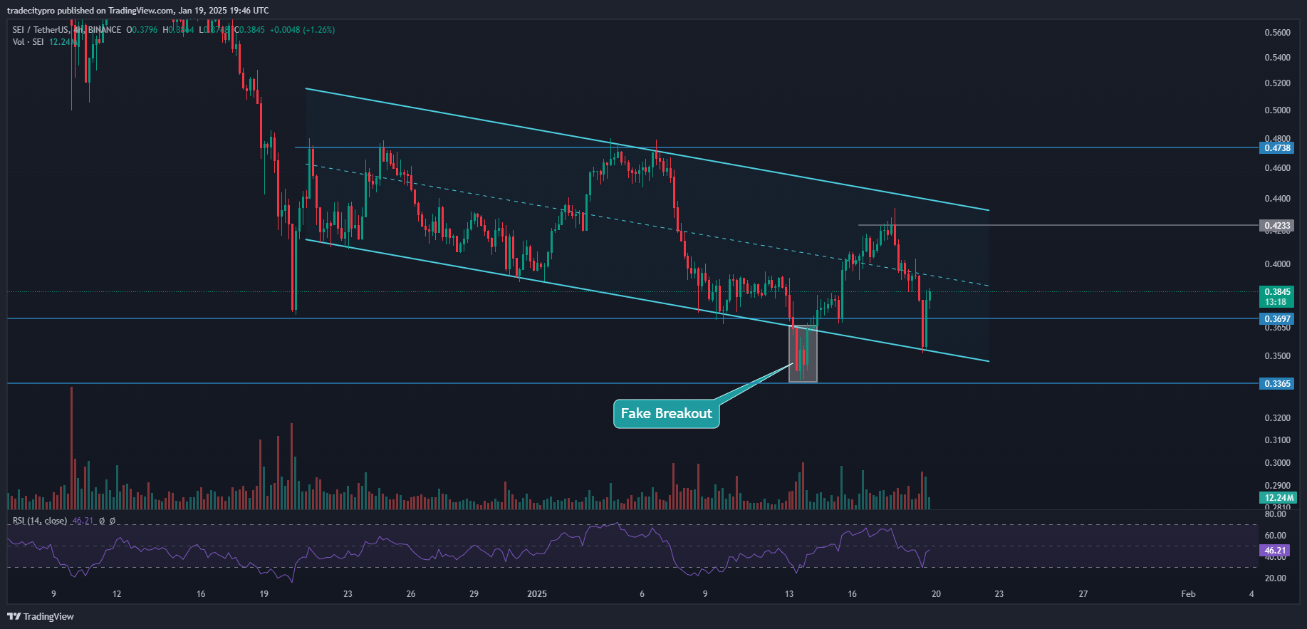 BINANCE:SEIUSDT Chart Image by tradecitypro