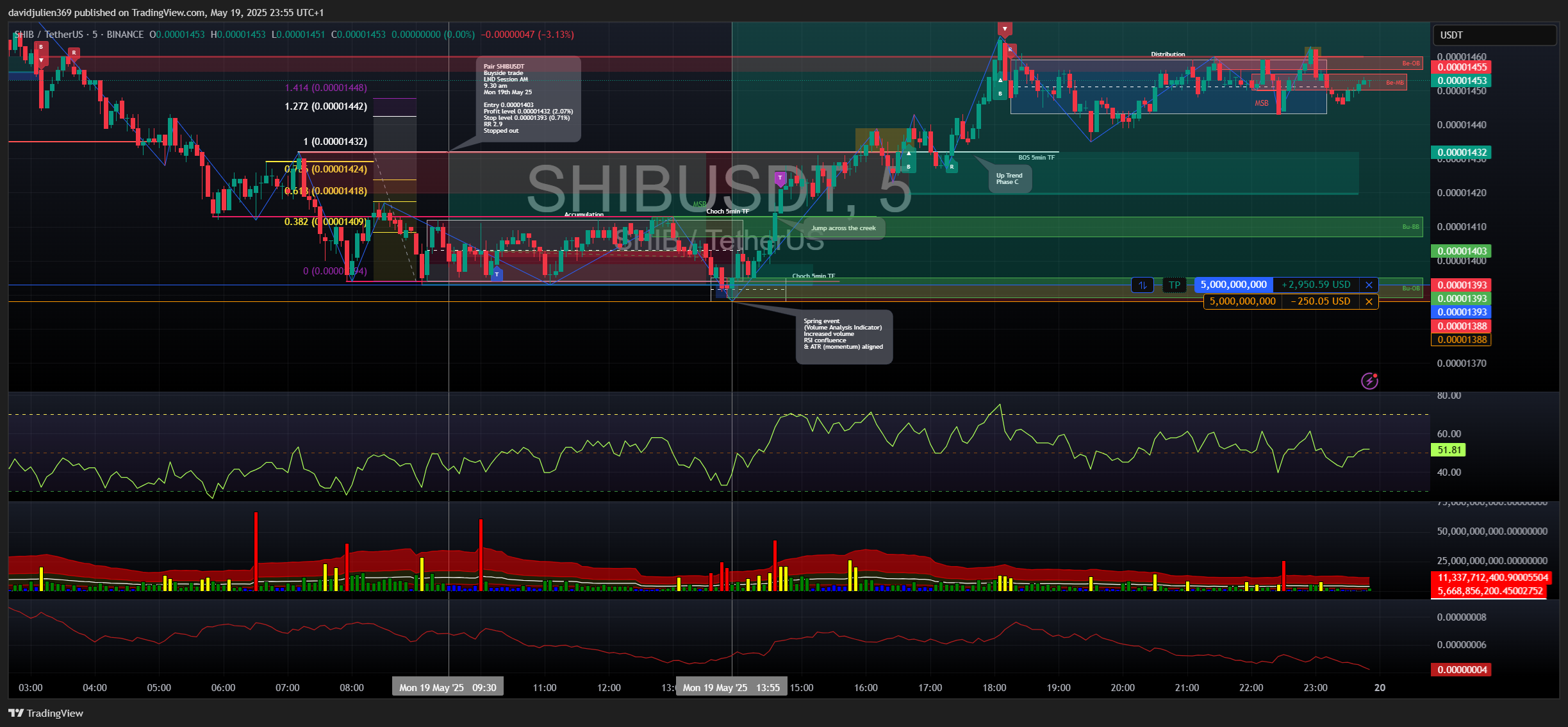 BINANCE:SHIBUSDT Chart Image by davidjulien369