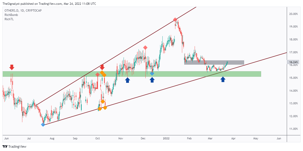 CRYPTOCAP:OTHERS.D Chart Image by TheSignalyst
