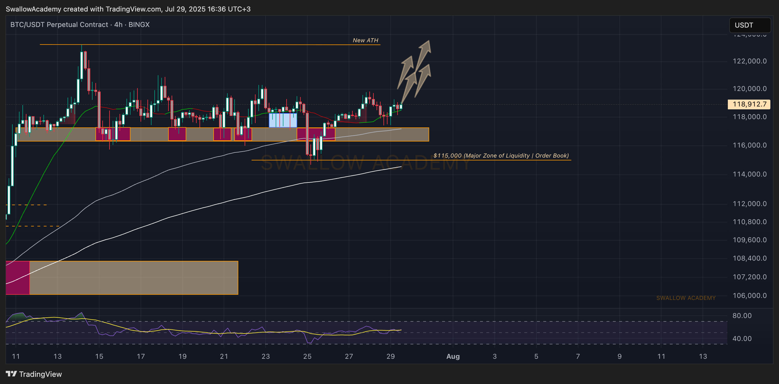 BINGX:BTCUSDT.P Chart Image by SwallowAcademy