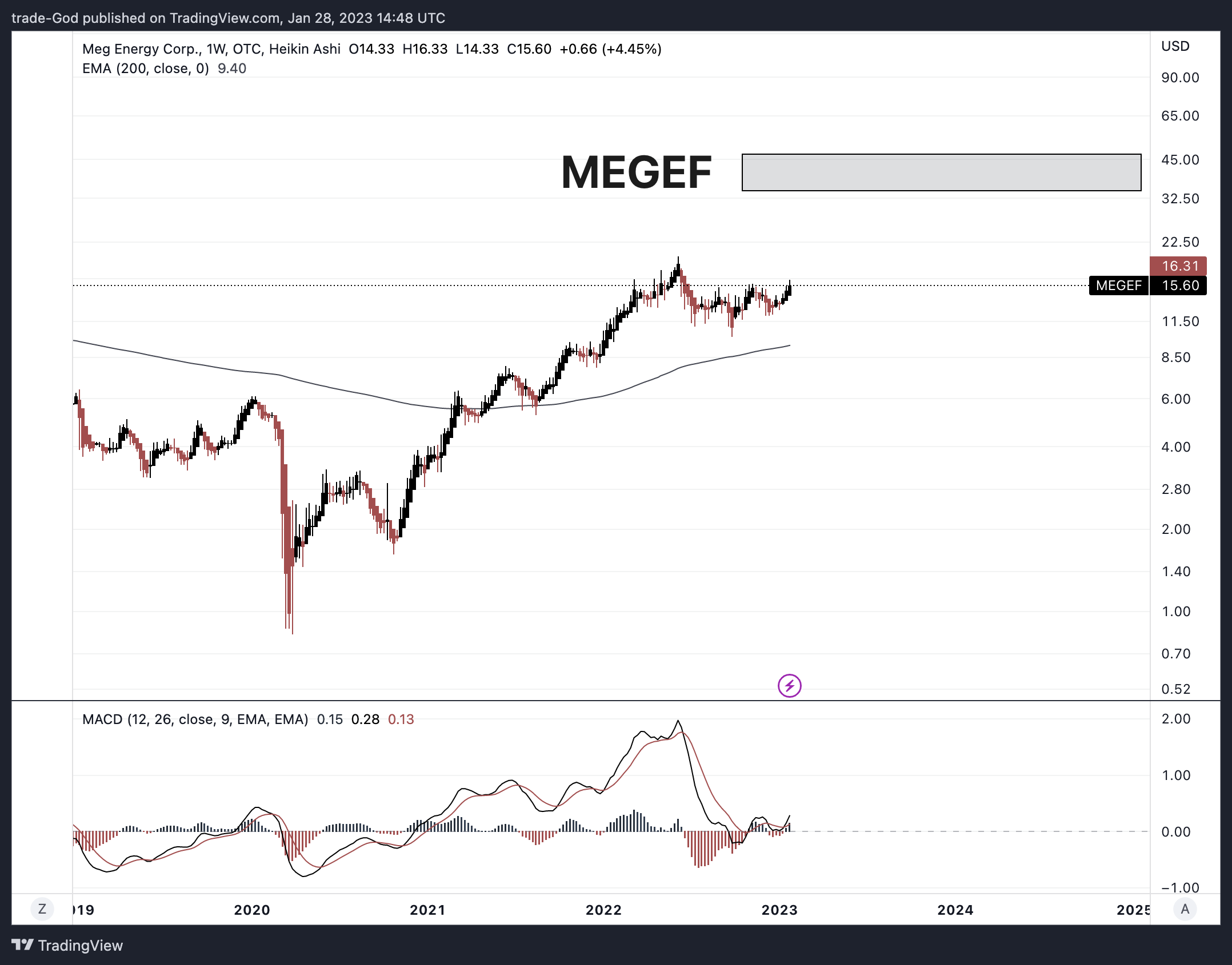 OTC:MEGEF Chart Image by trade-God