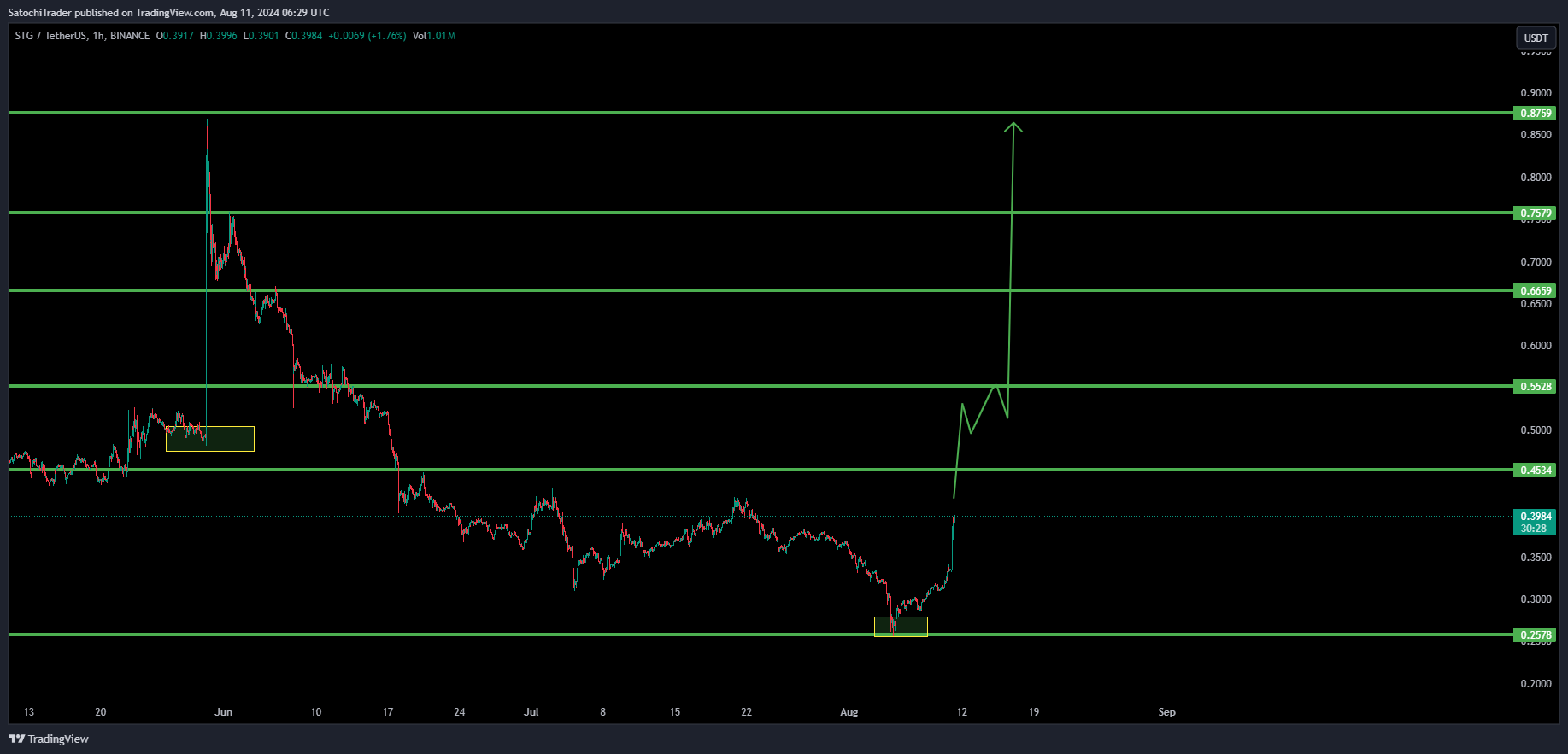 BINANCE:STGUSDT Chart Image by SatochiTrader