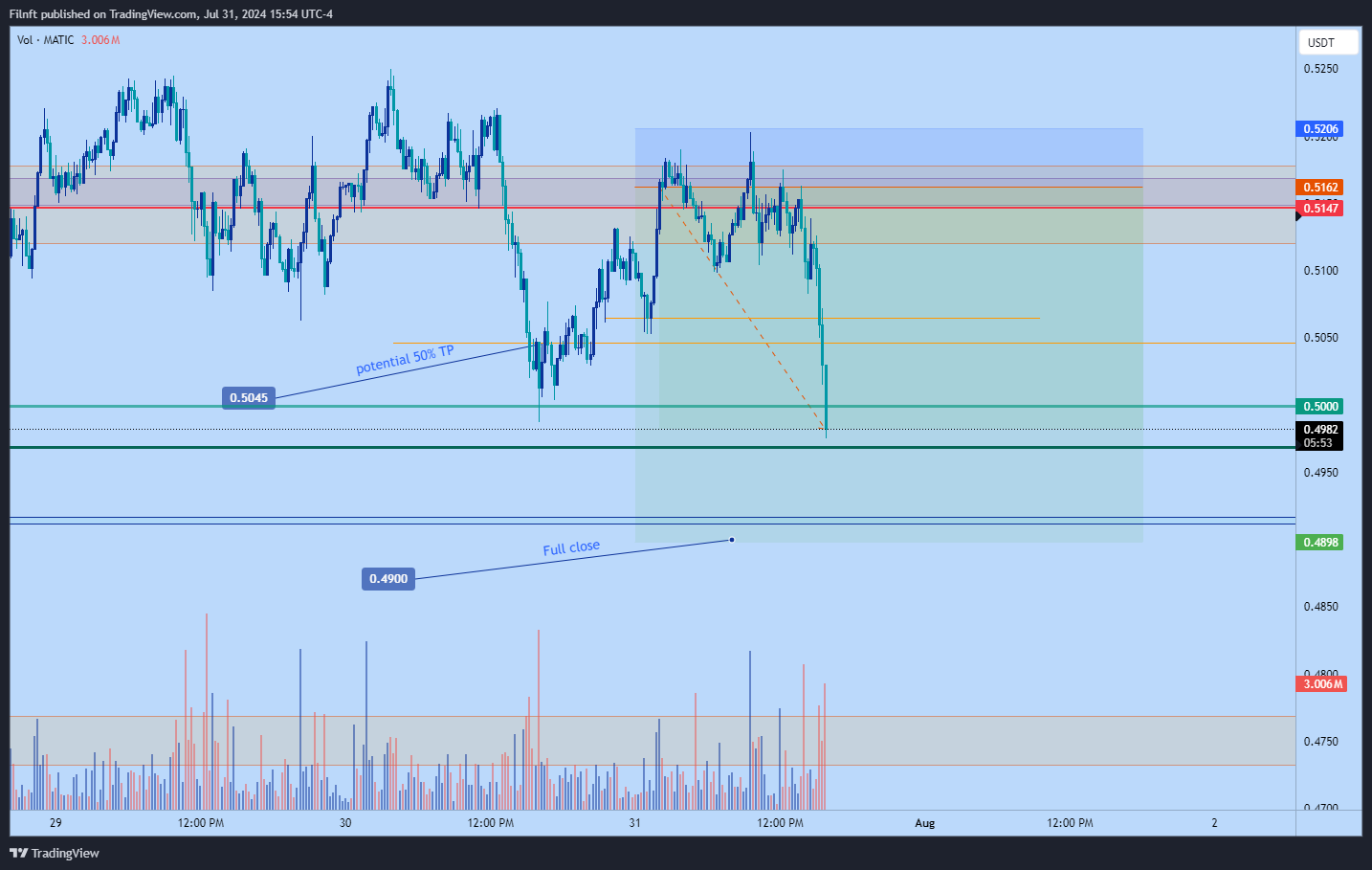 BYBIT:MATICUSDT.P Chart Image by Filnft