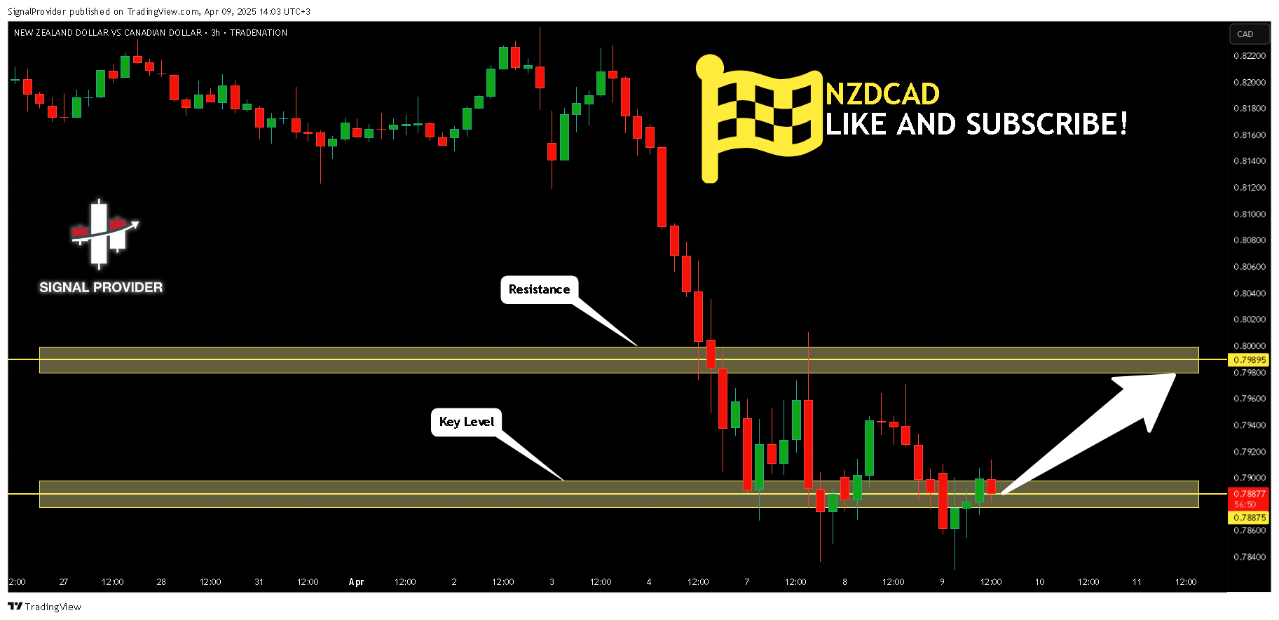 TRADENATION:NZDCAD Chart Image by SignalProvider