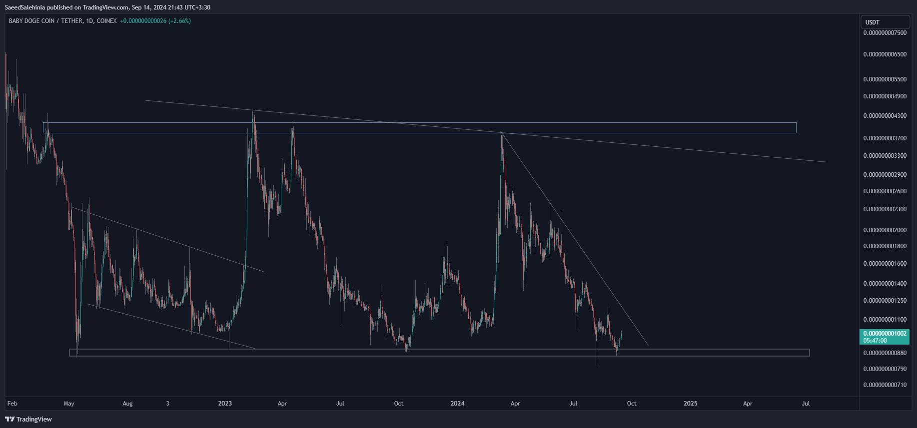 COINEX:BABYDOGEUSDT Chart Image by SaeedSalehinia