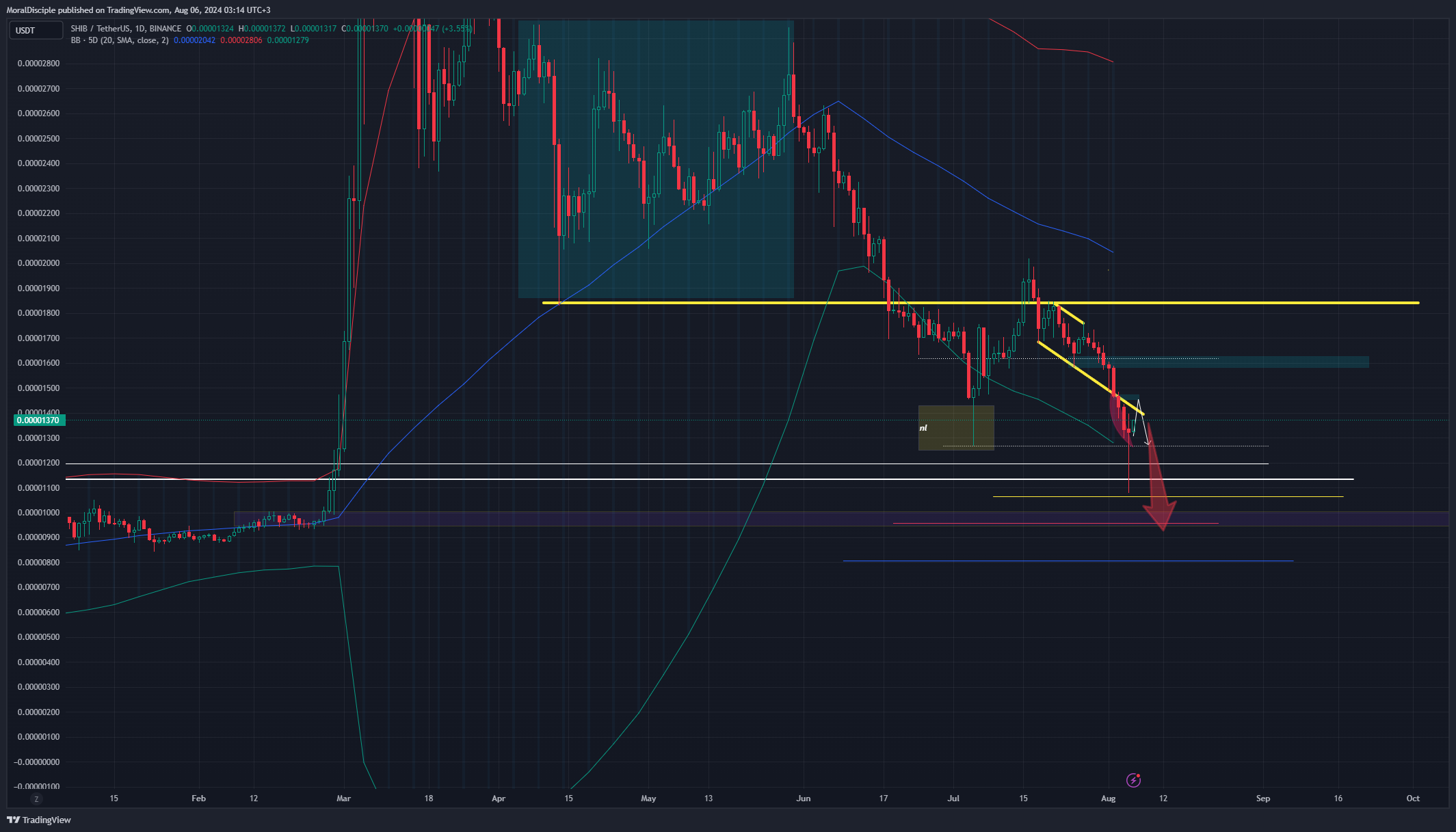 BINANCE:SHIBUSDT Chart Image by MoralDisciple