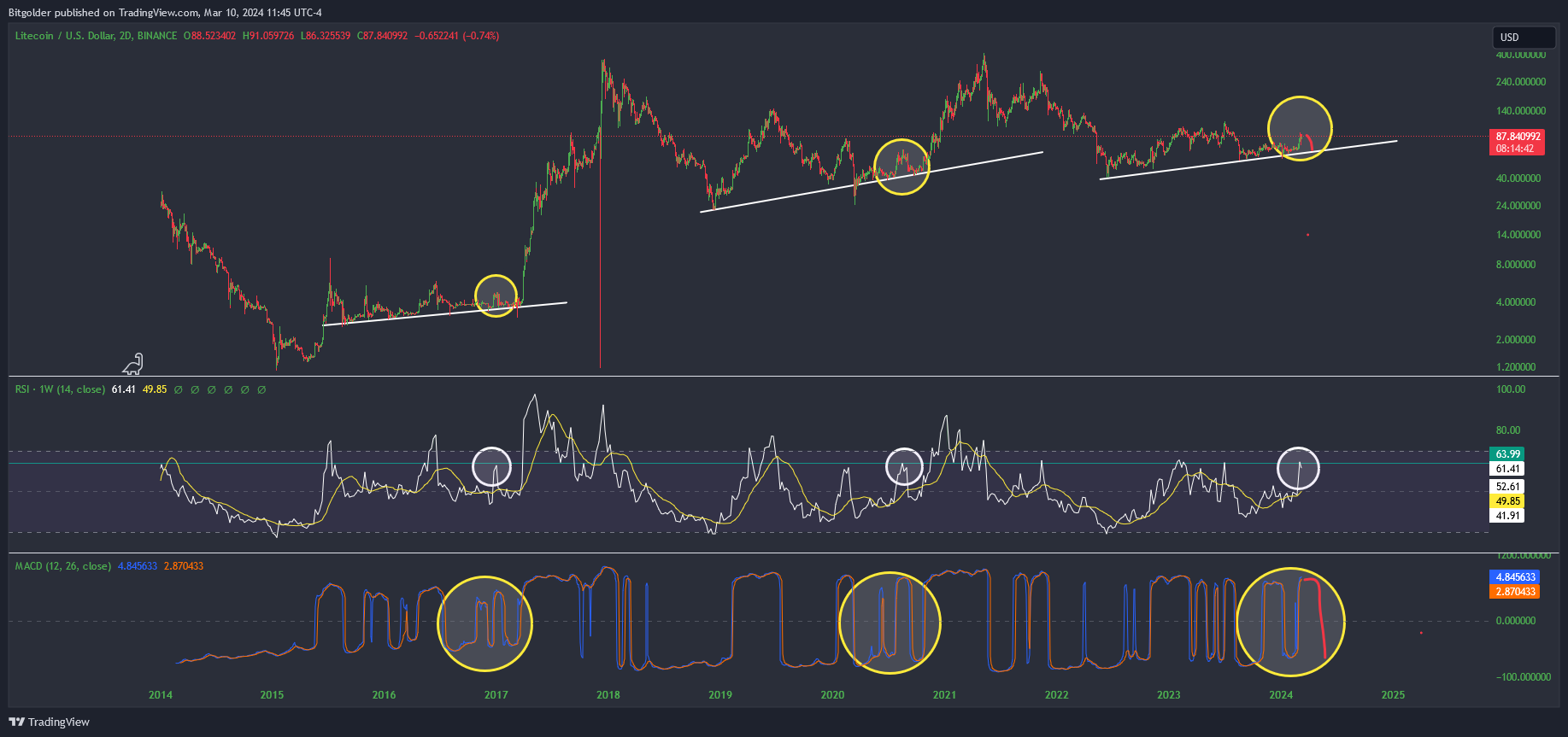 BINANCE:LTCUSD Chart Image by Bitgolder