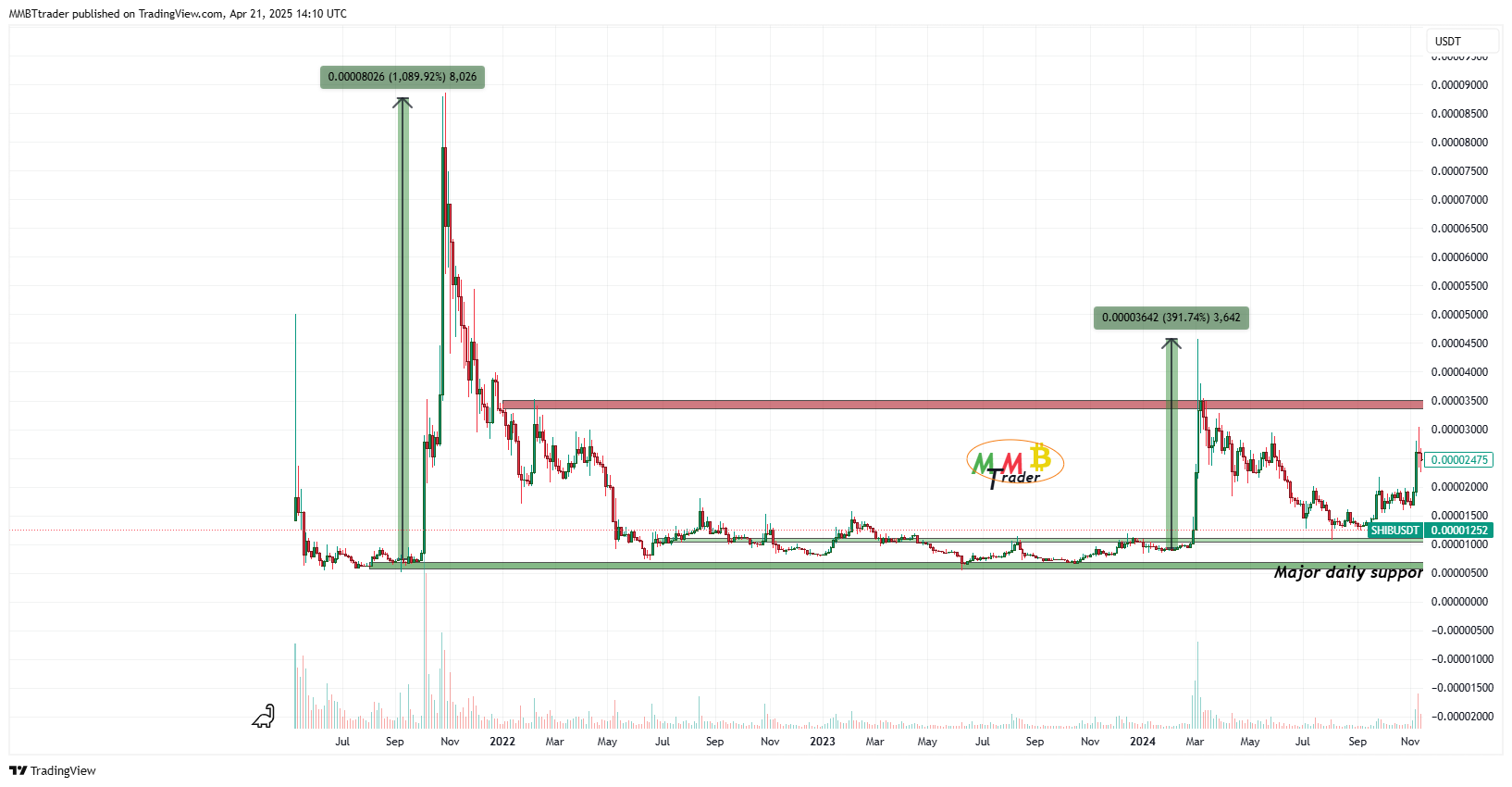 BINANCE:SHIBUSDT Chart Image by MMBTtrader