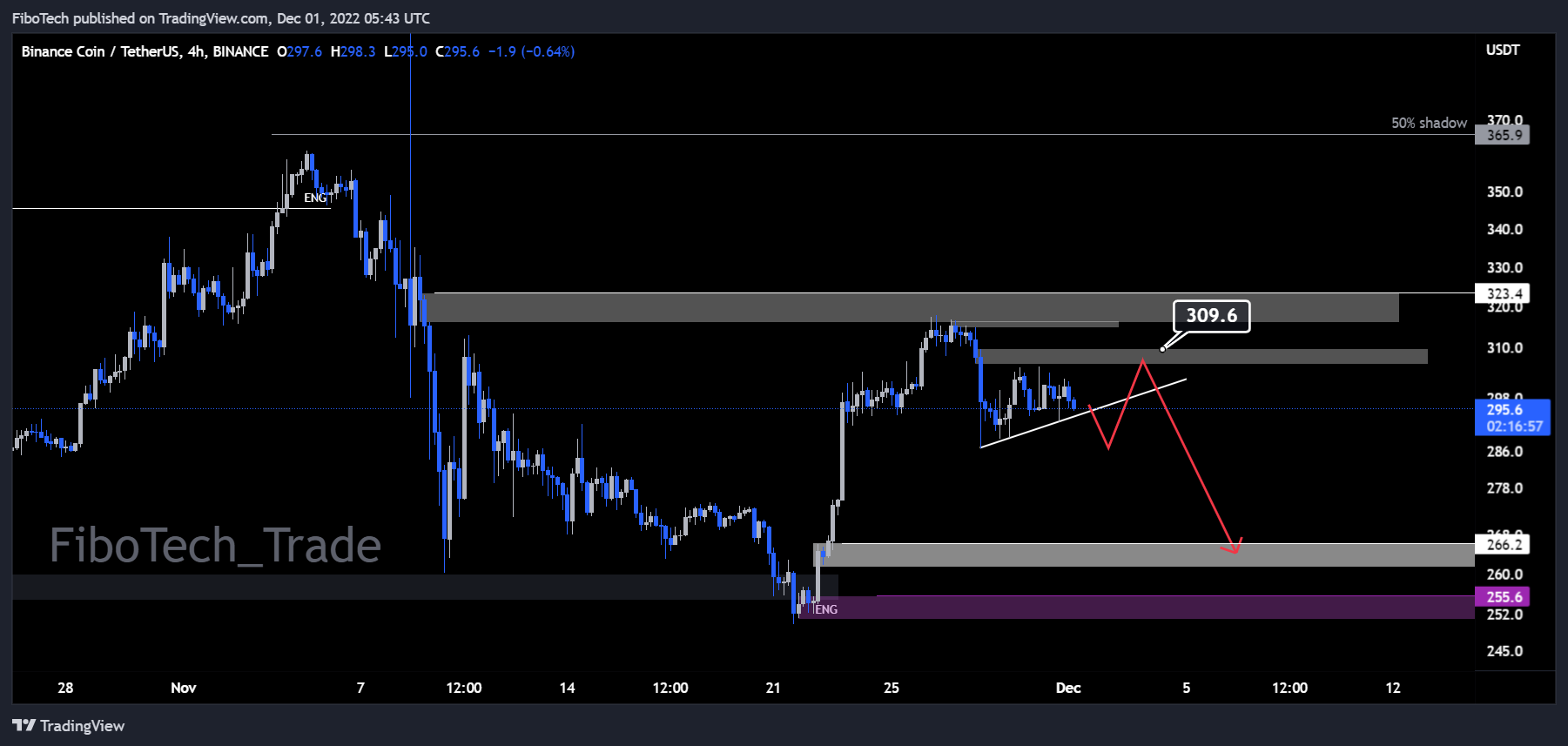 BINANCE:BNBUSDT Chart Image by FiboTech