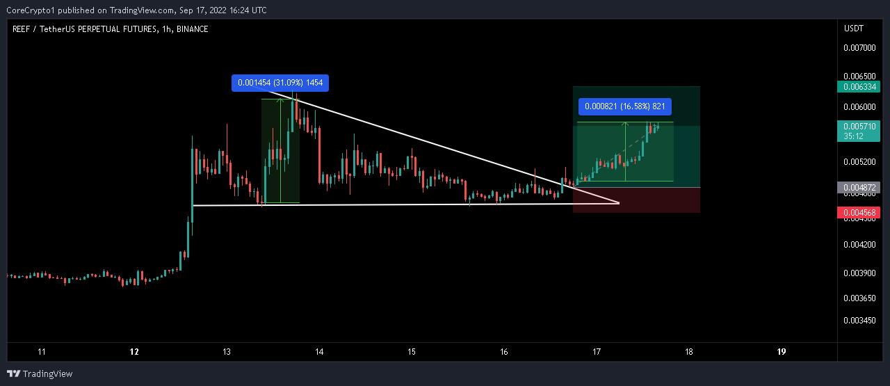 BINANCE:REEFUSDTPERP Chart Image by CoreCrypto1