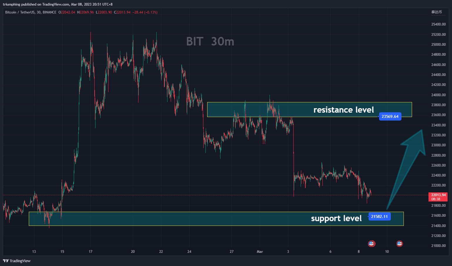 BINANCE:BTCUSDT Chart Image by triumphing